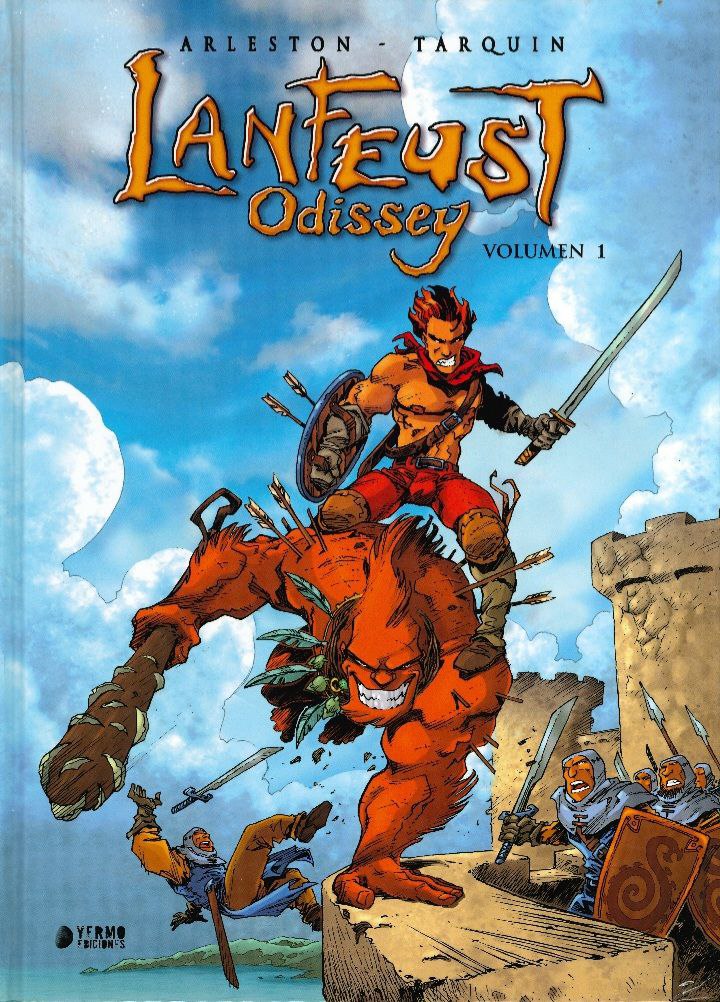 Portada ampliada de Lanteust Odissey Volume