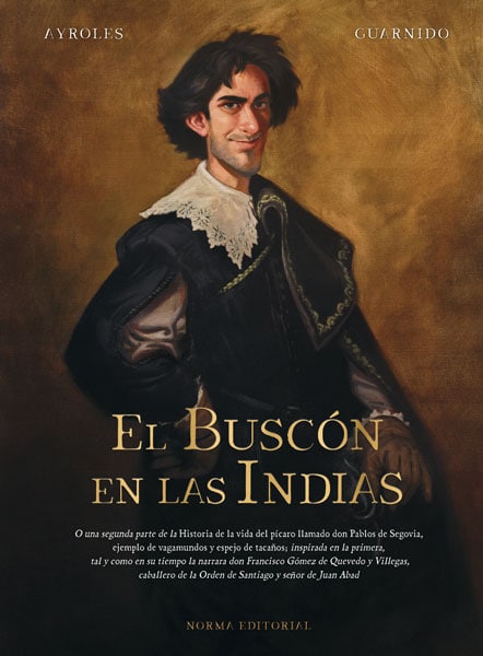 Portada ampliada de El Buscón en las Indias