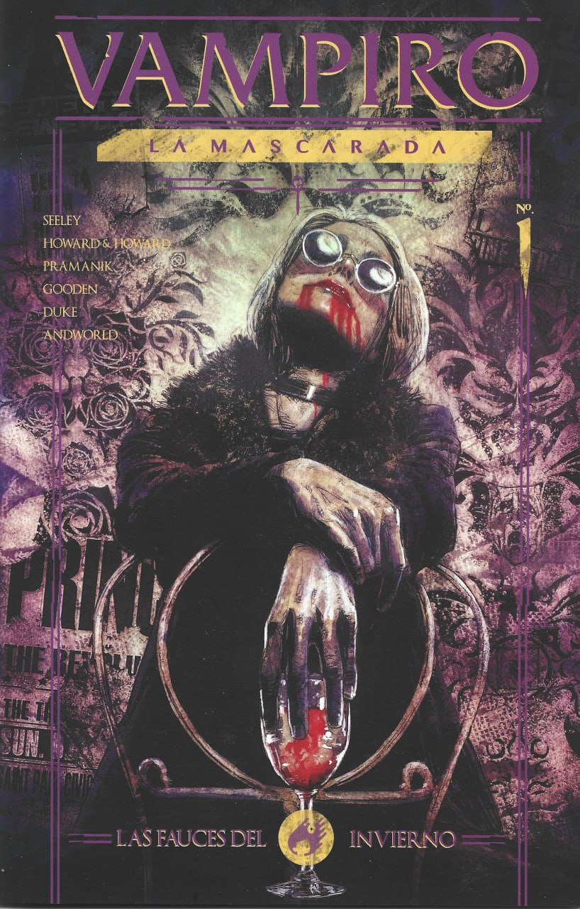 Portada ampliada de Vampiro La Mascarada