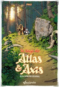 Portada ampliada de La saga de Atlas & Avis
