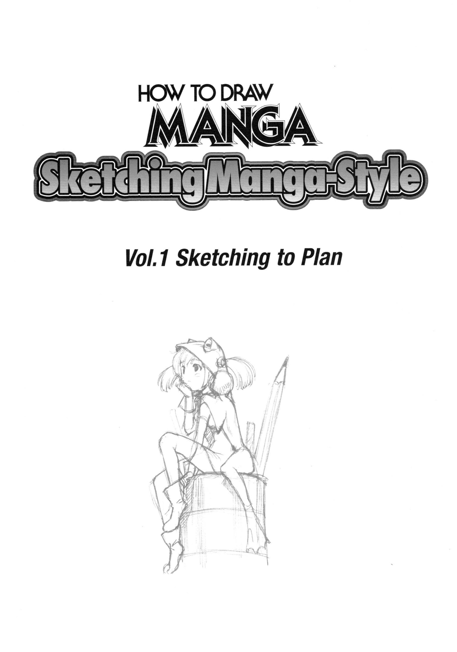 Portada ampliada de HOW TO DRAW MANGA Sketching Manga-Style