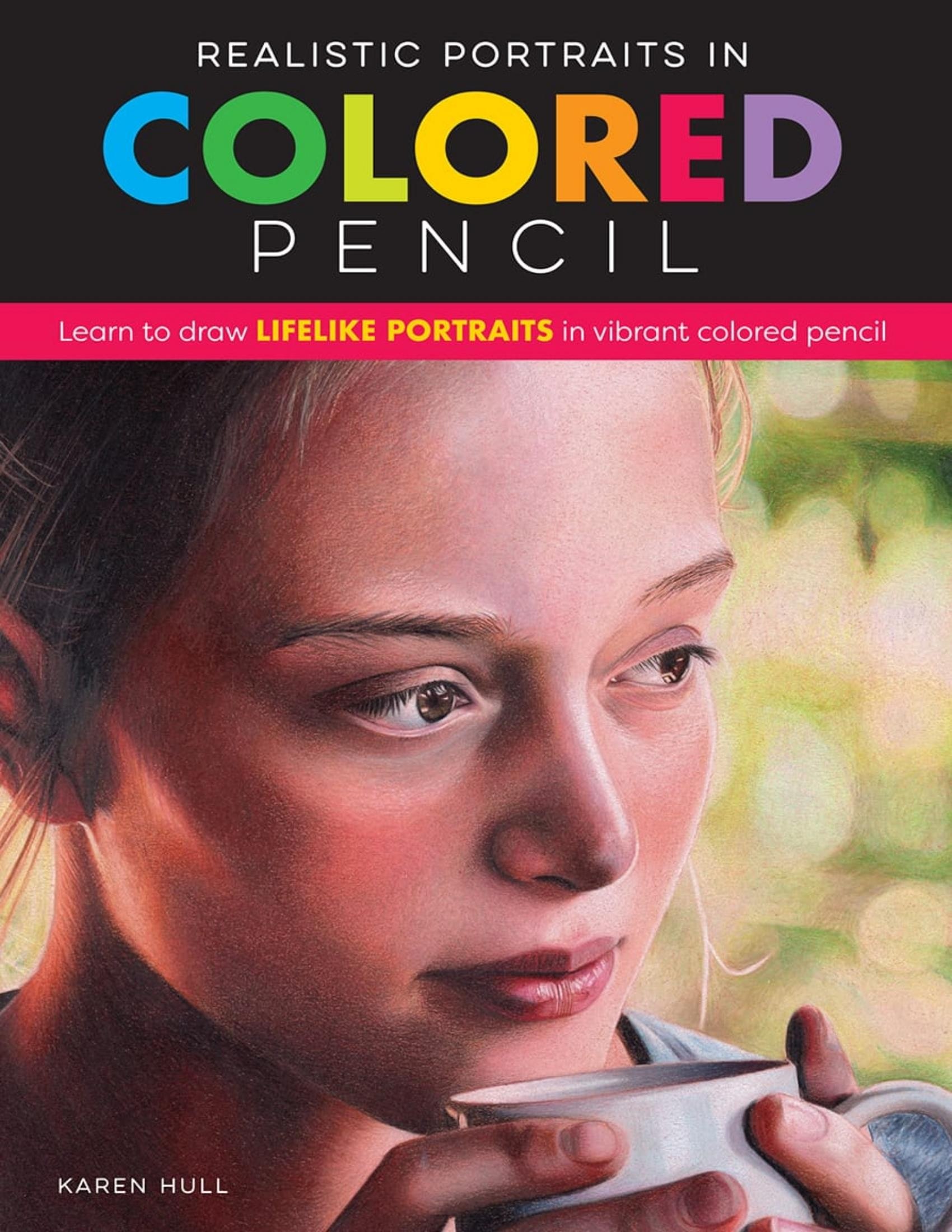 Portada ampliada de REALISTIC PORTRAITS IN COLORED PENCIL