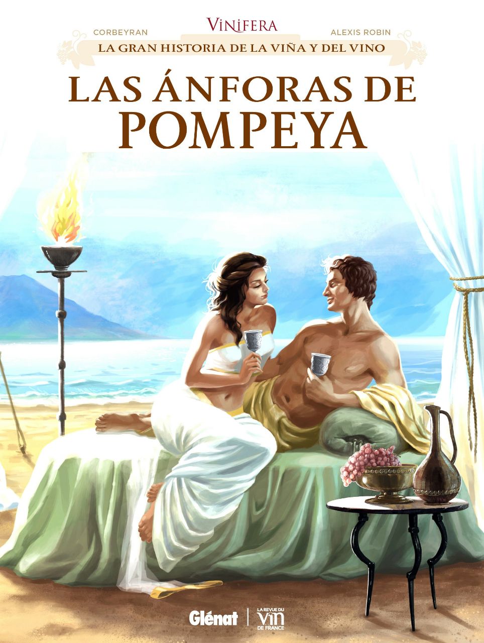 Portada ampliada de LAS ÁNFORAS DE POMPEYA