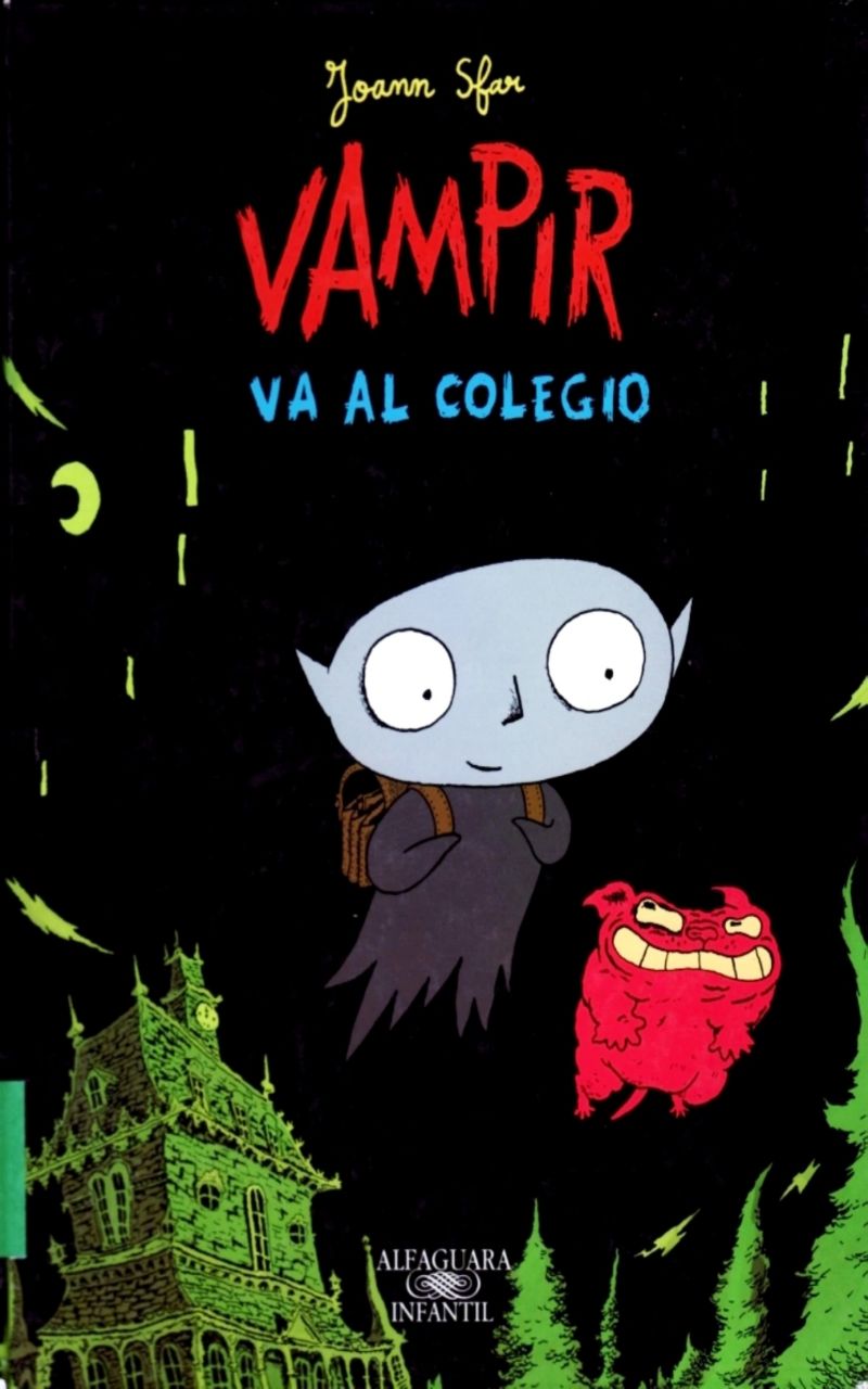 Portada ampliada de VAMPIR VA AL COLEGIO