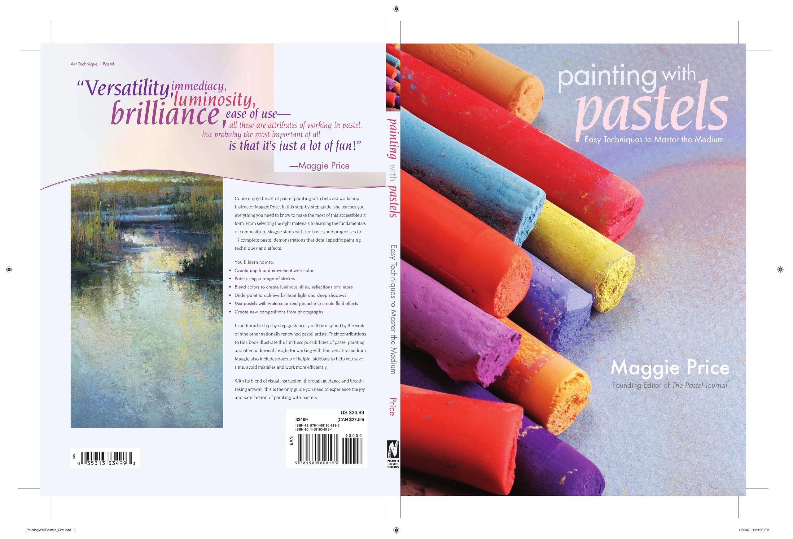 Portada ampliada de painting with pastels