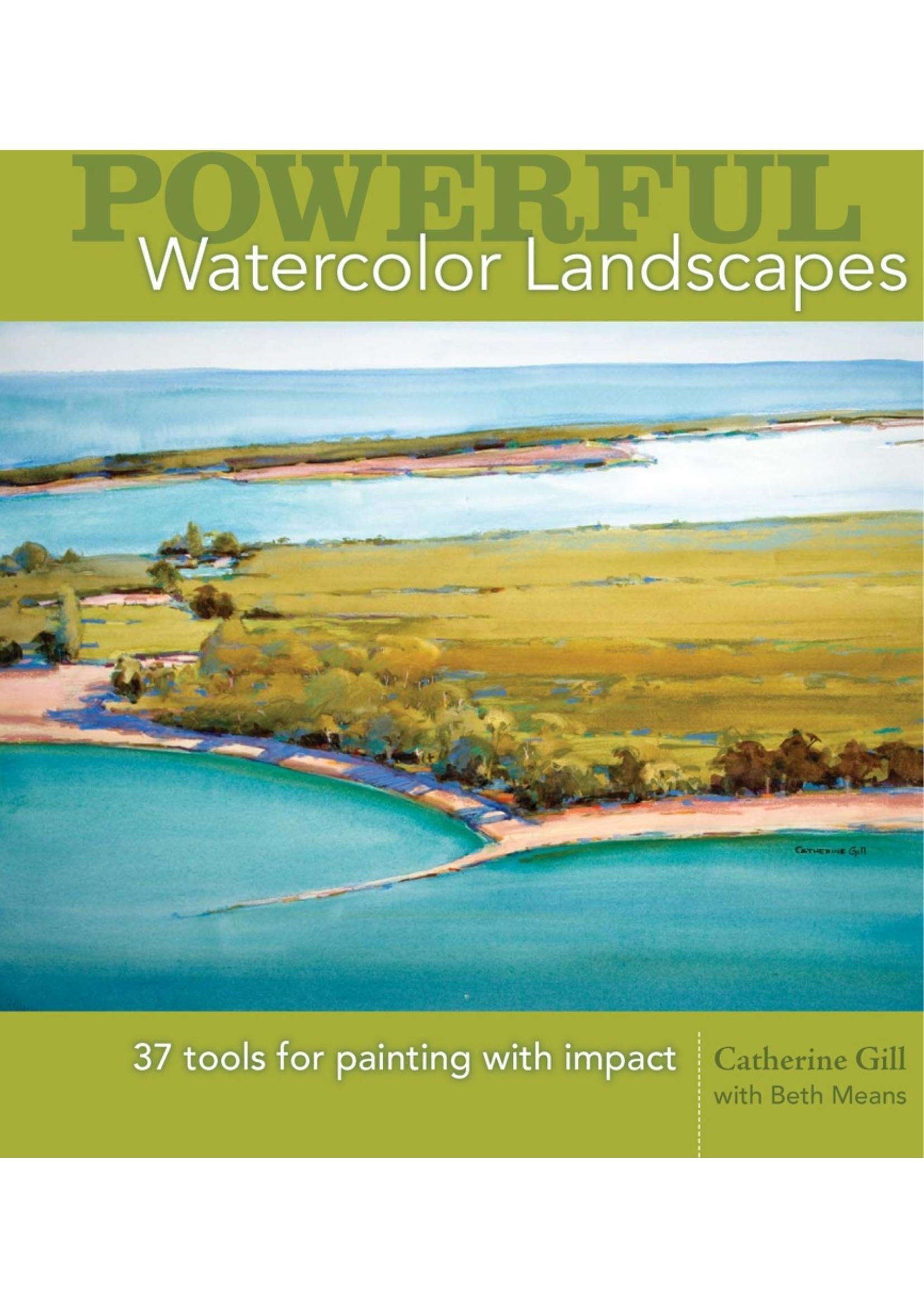 Portada ampliada de POWERFUL Watercolor Landscapes