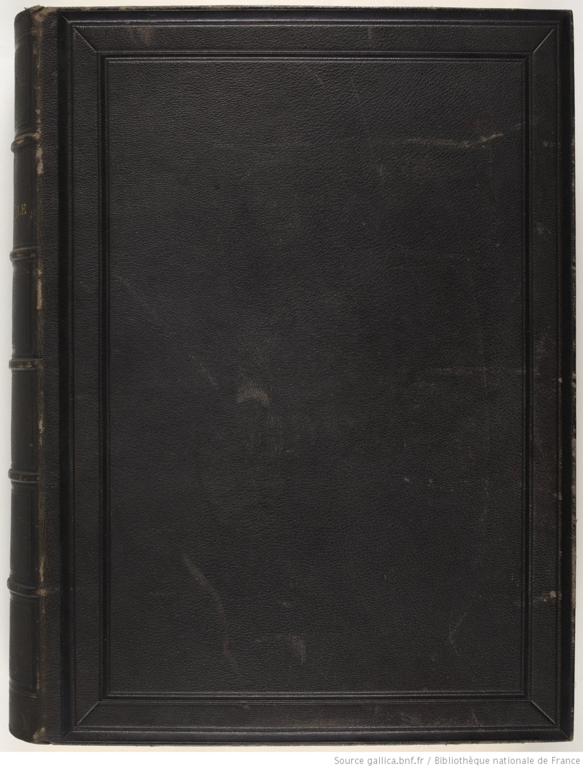 Portada ampliada de La Sainte Bible selon la Vulgate 1866 г. Том