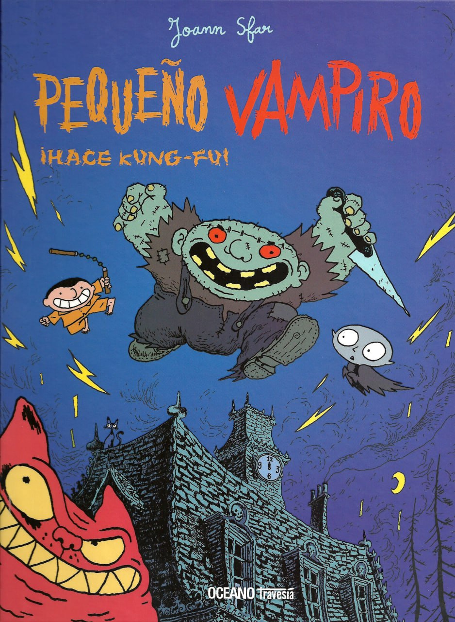 Portada ampliada de PEQUEÑO VAMPIRO HACE KUNG-FU