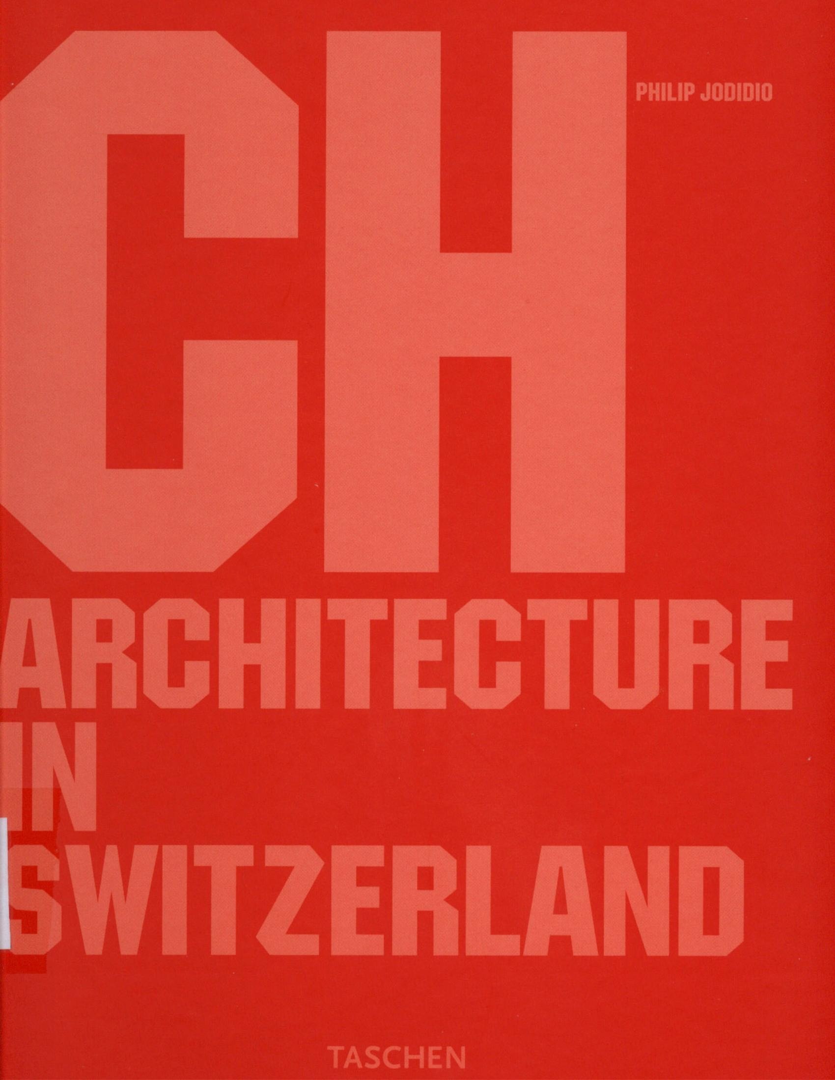 Portada ampliada de ARCHITECTURE IN SWITZERLAND