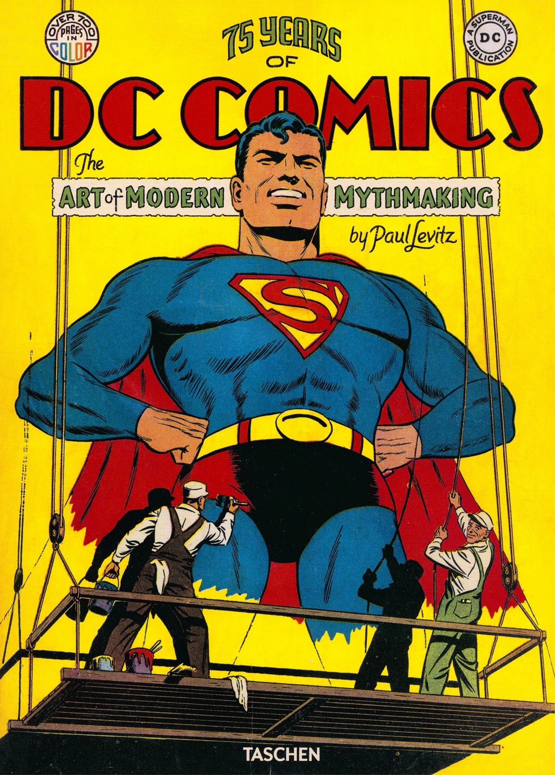Portada ampliada de 75 YEARS OF DC COMICS The ART OF MODERN MYTHMAKING
