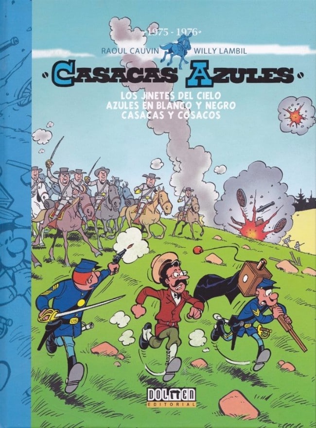 Portada ampliada de Casacas Azules