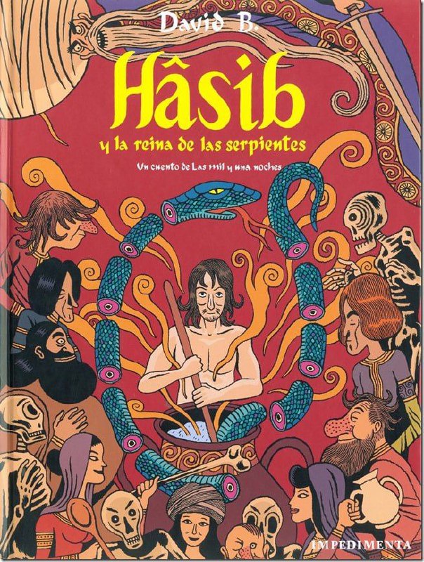 Portada ampliada de Hâsib y la reina de las serpientes