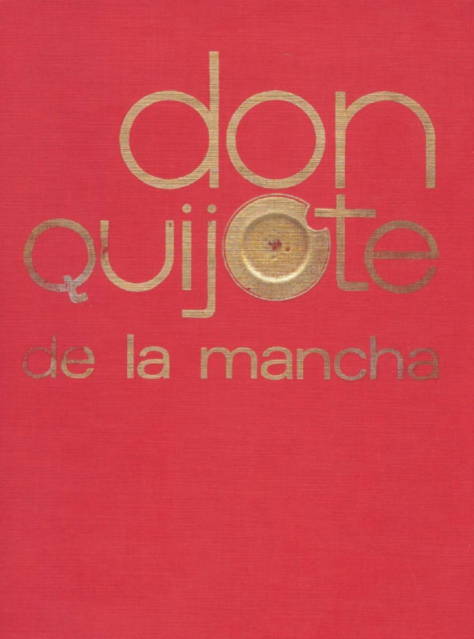 Portada ampliada de don quijote de la mancha