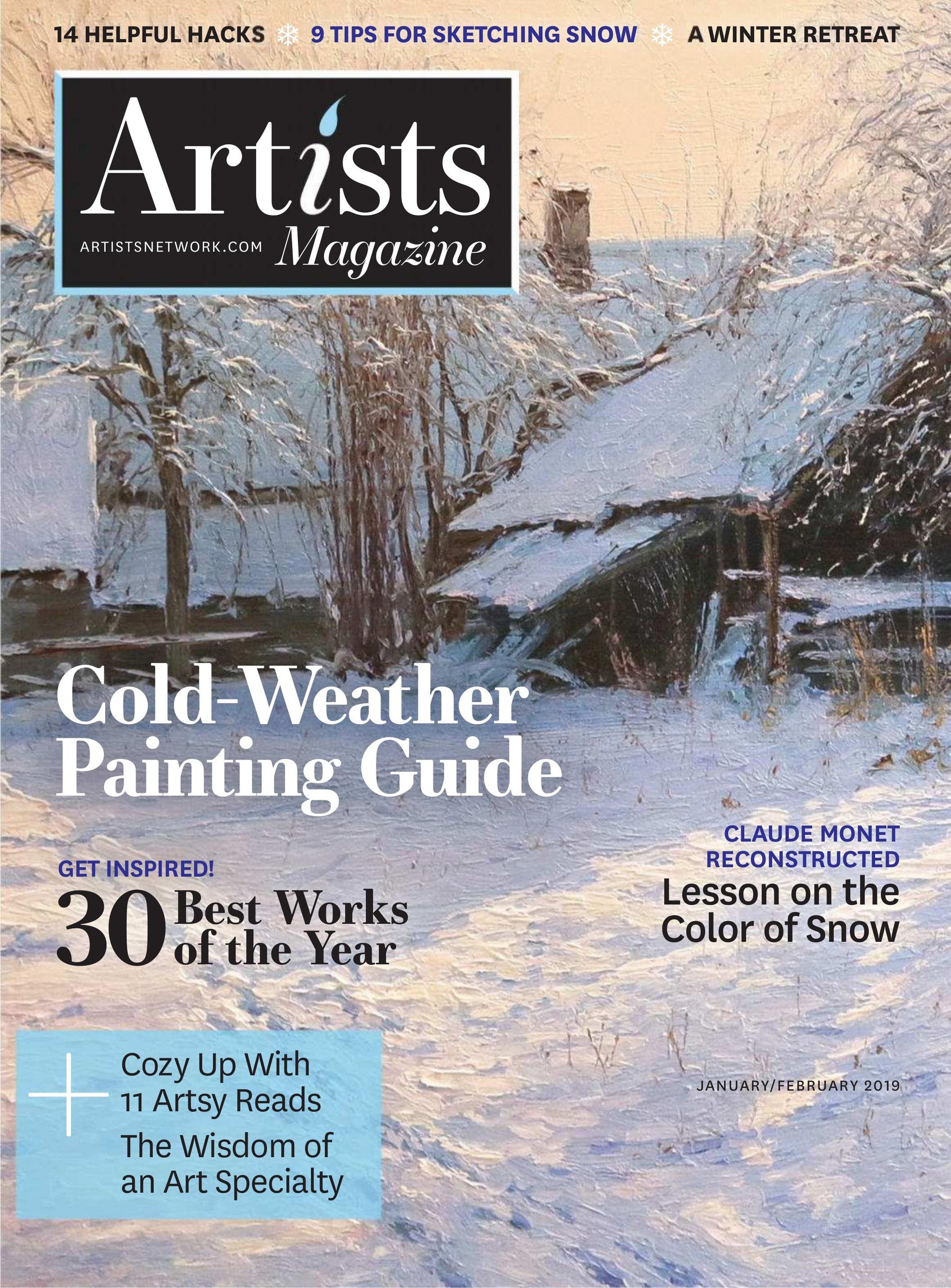 Portada ampliada de Artists Magazine