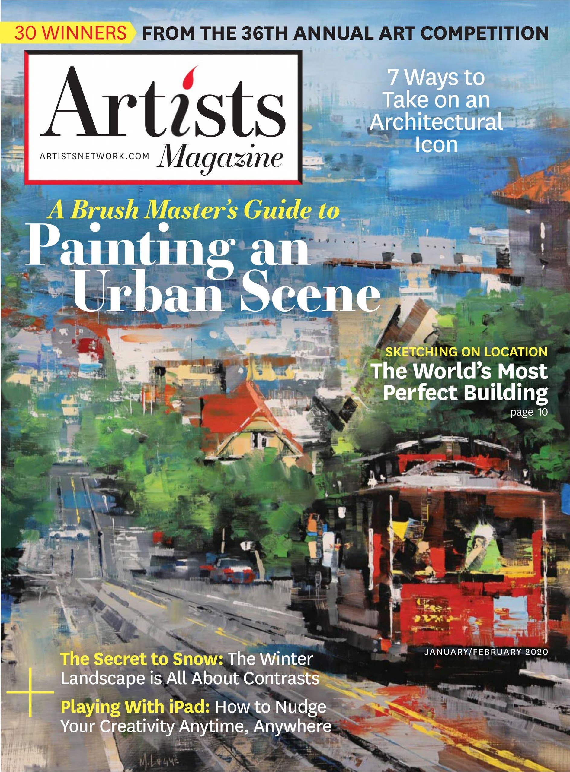 Portada ampliada de Artists Magazine