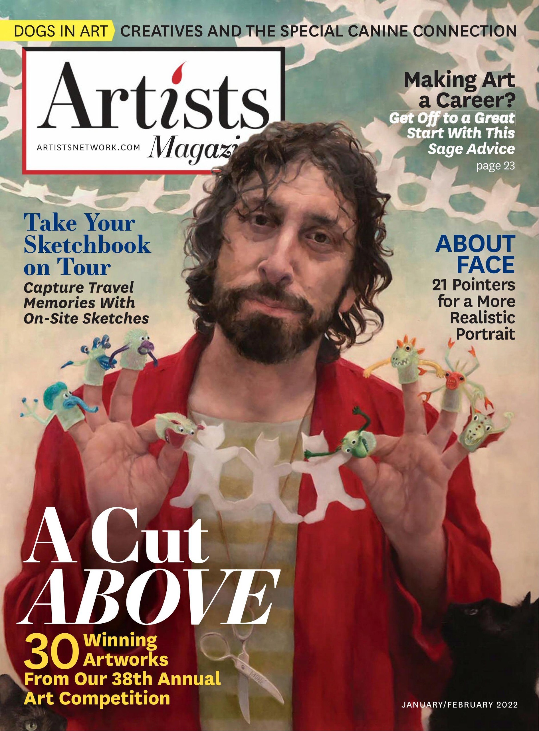 Portada ampliada de Artists Magazine