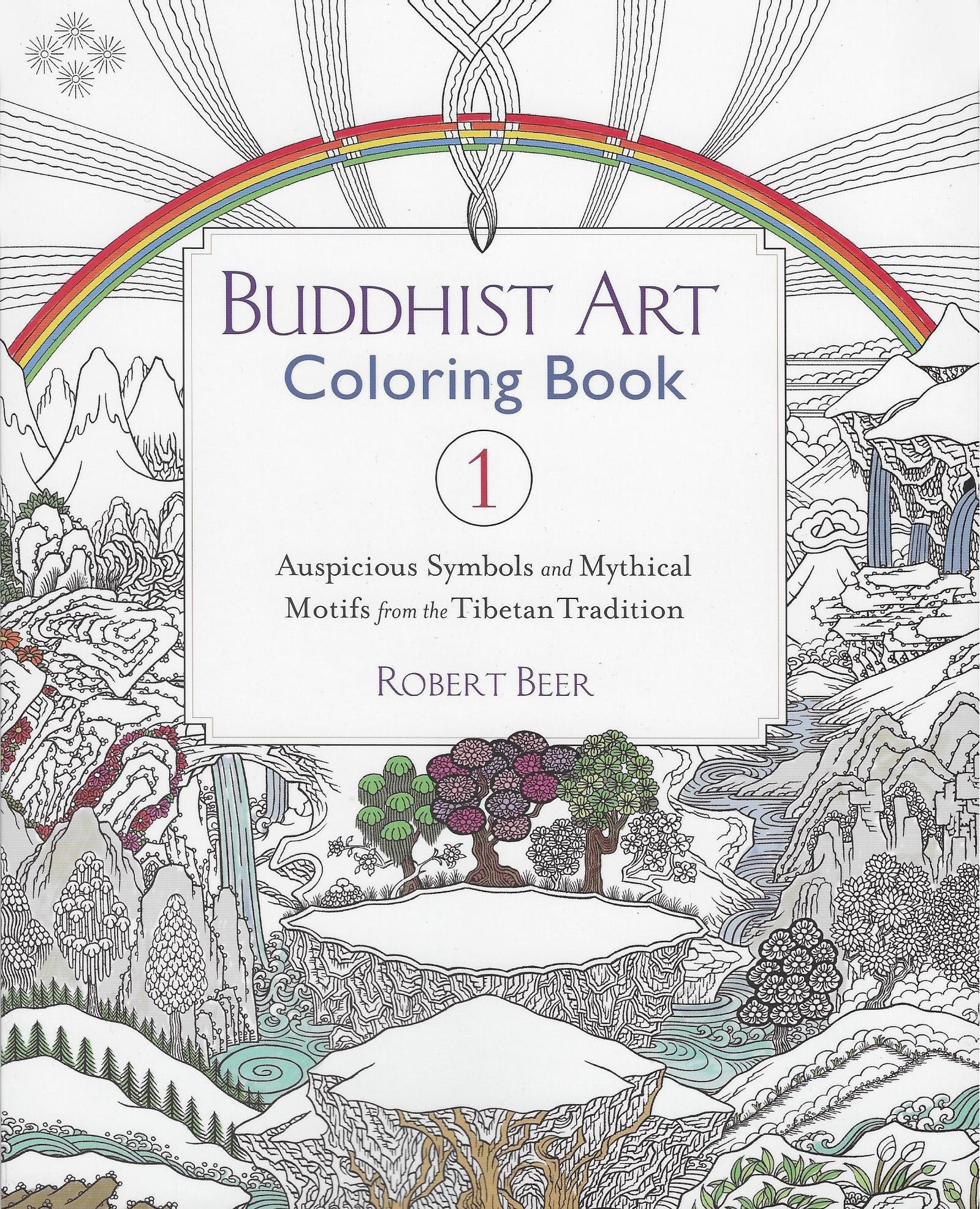 Portada ampliada de Buddhist Art Coloring Book