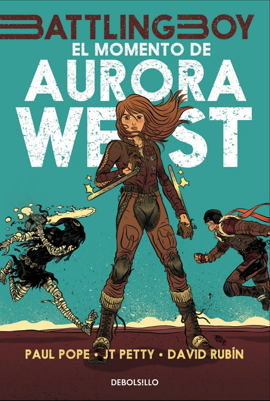 Portada ampliada de BATTLING BOY EL MOMENTO DE AURORA WEST