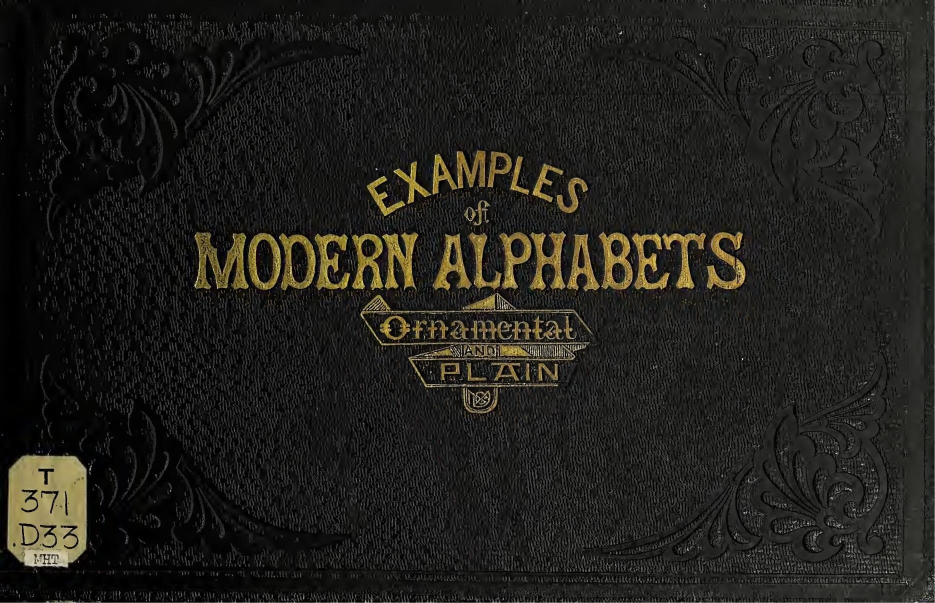 Portada ampliada de EXAMPLES of FERN ALPHABETS