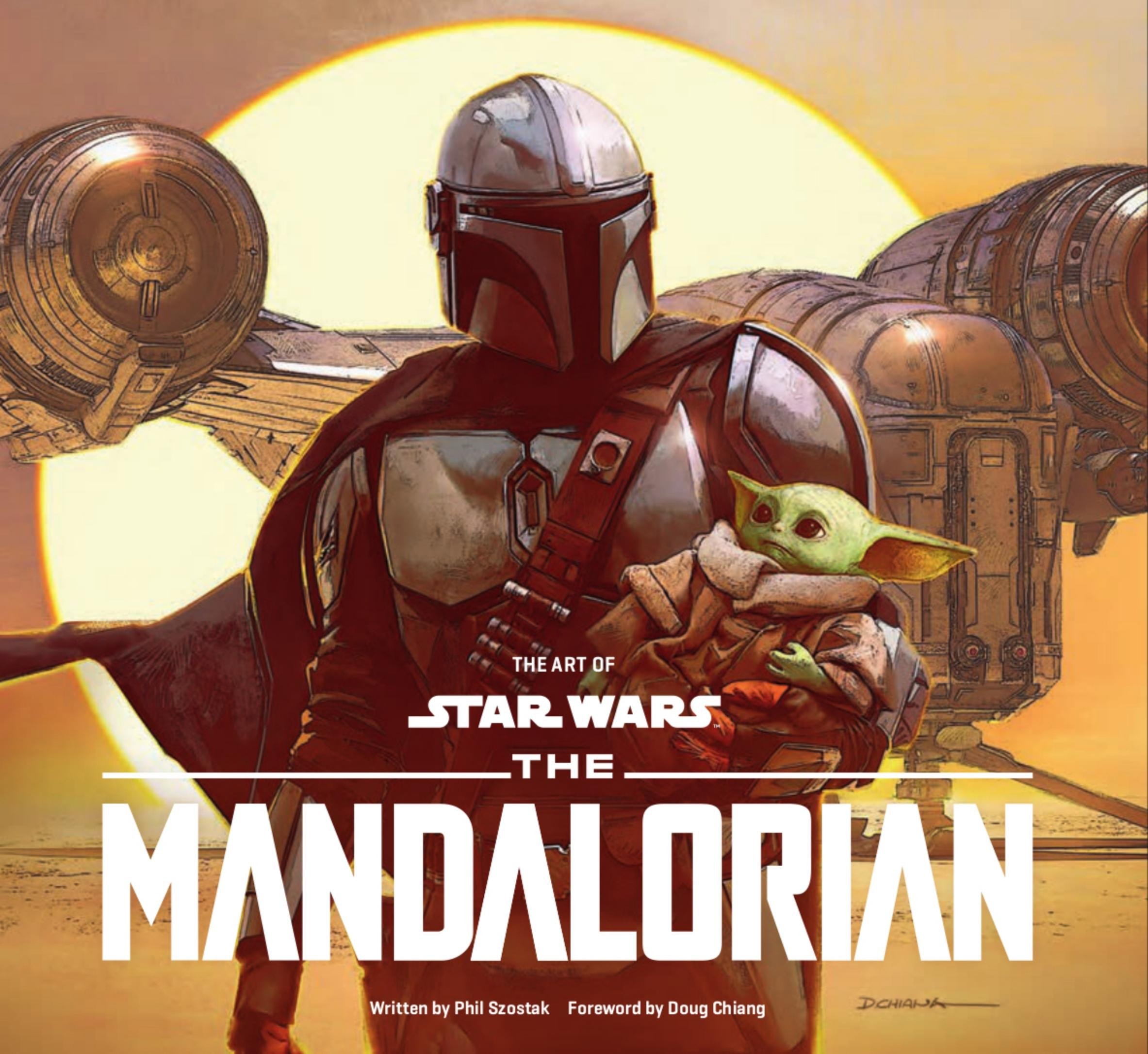 Portada ampliada de THE ART OF STAR WARS THE MANDALORIAN