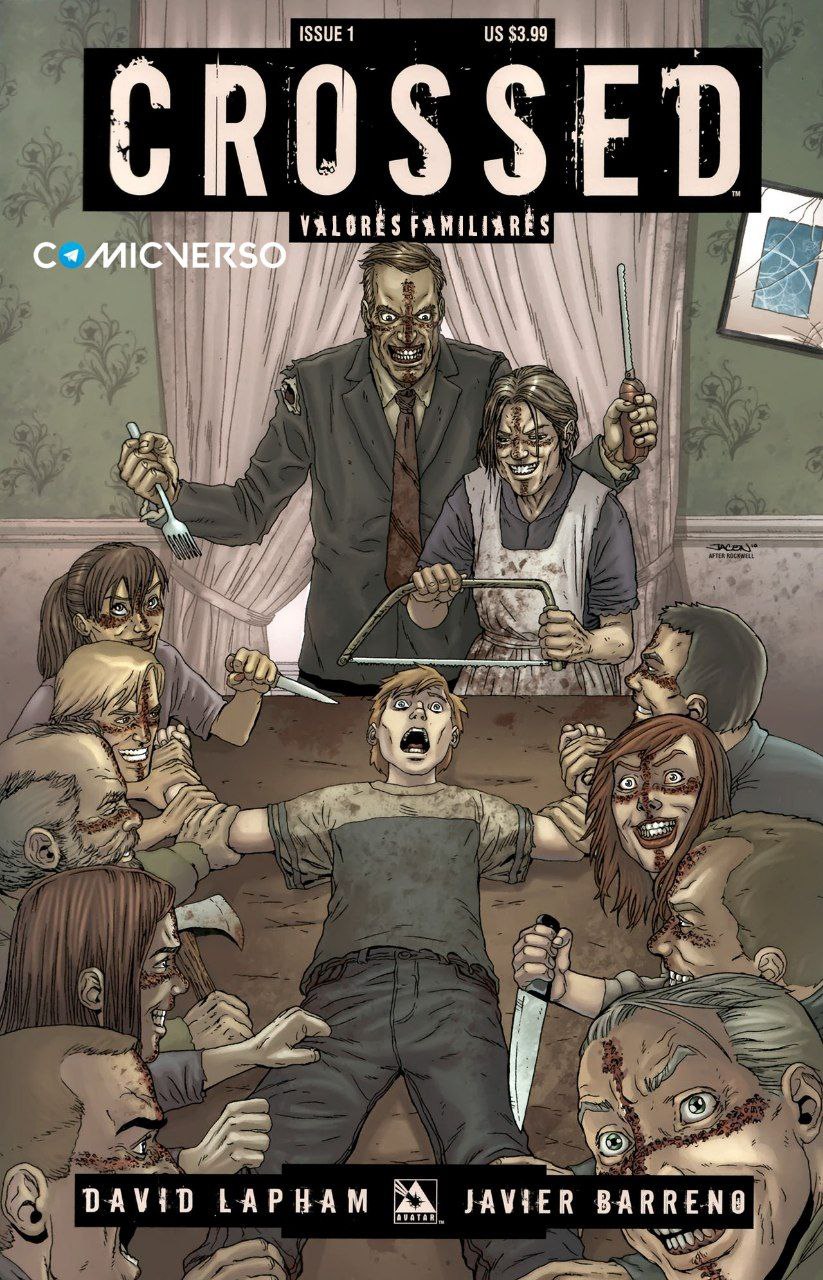 Portada ampliada de CROSSED