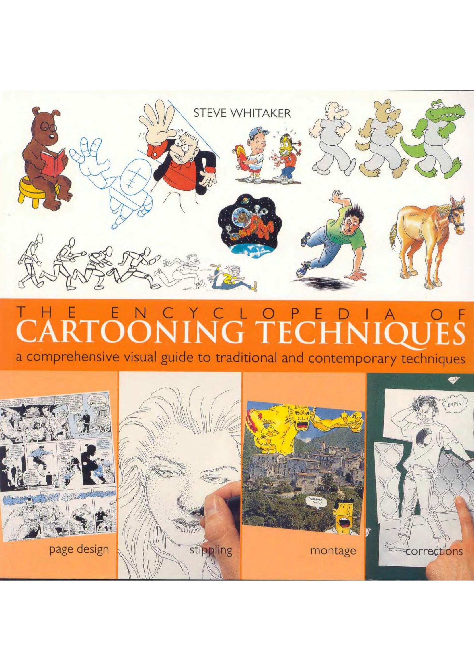 Portada ampliada de The Encyclopedia of Cartooning Techniques