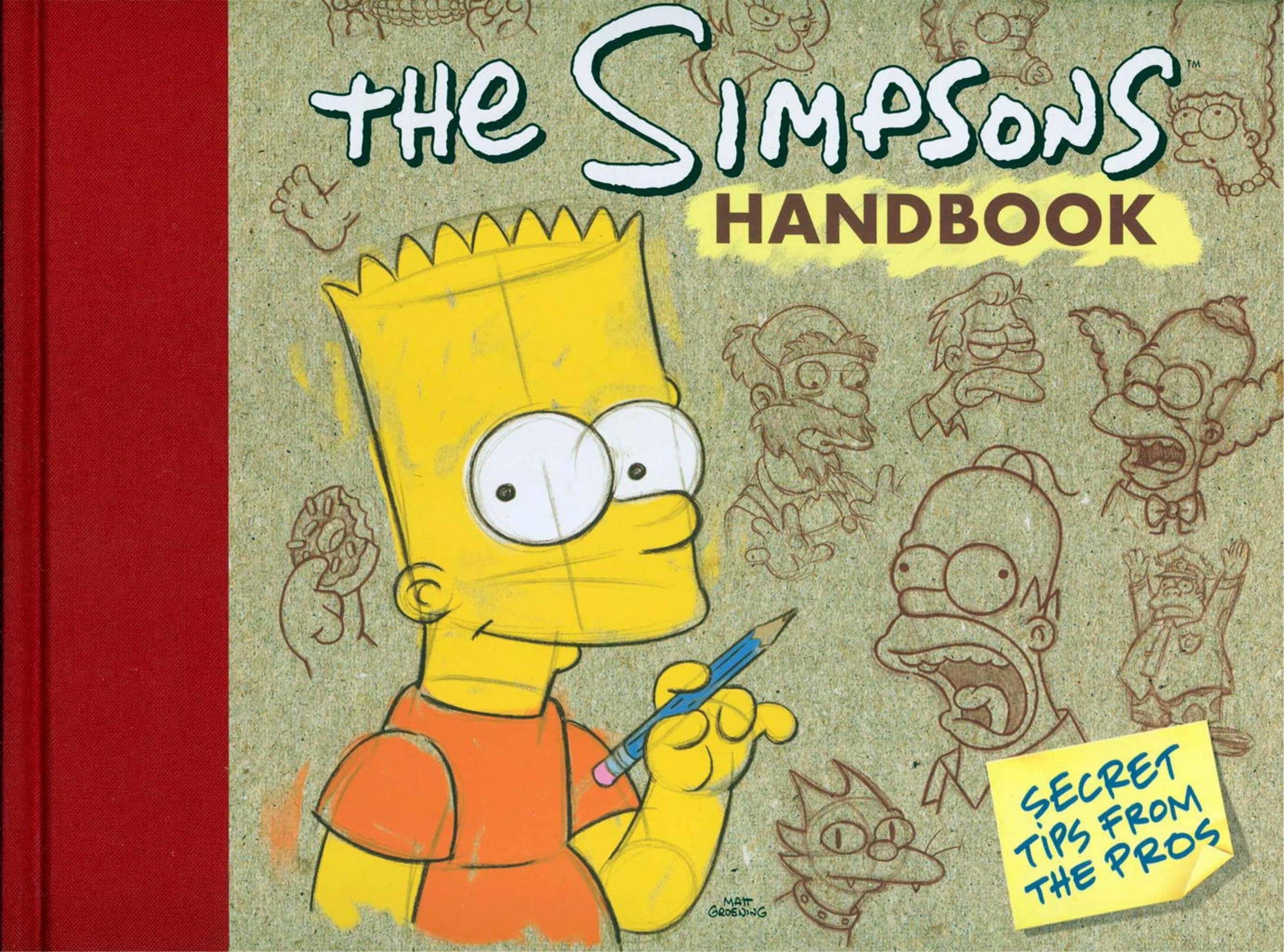Portada ampliada de Simpsons Handbook