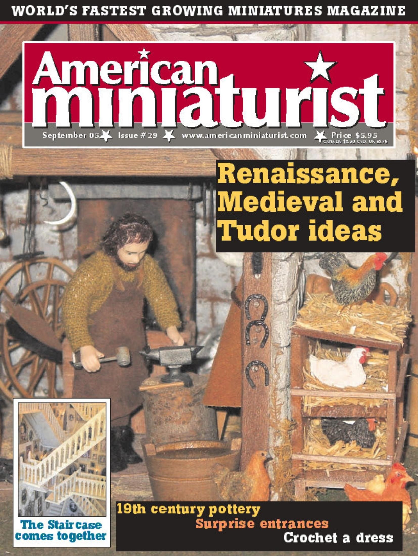 Portada ampliada de American Miniaturist