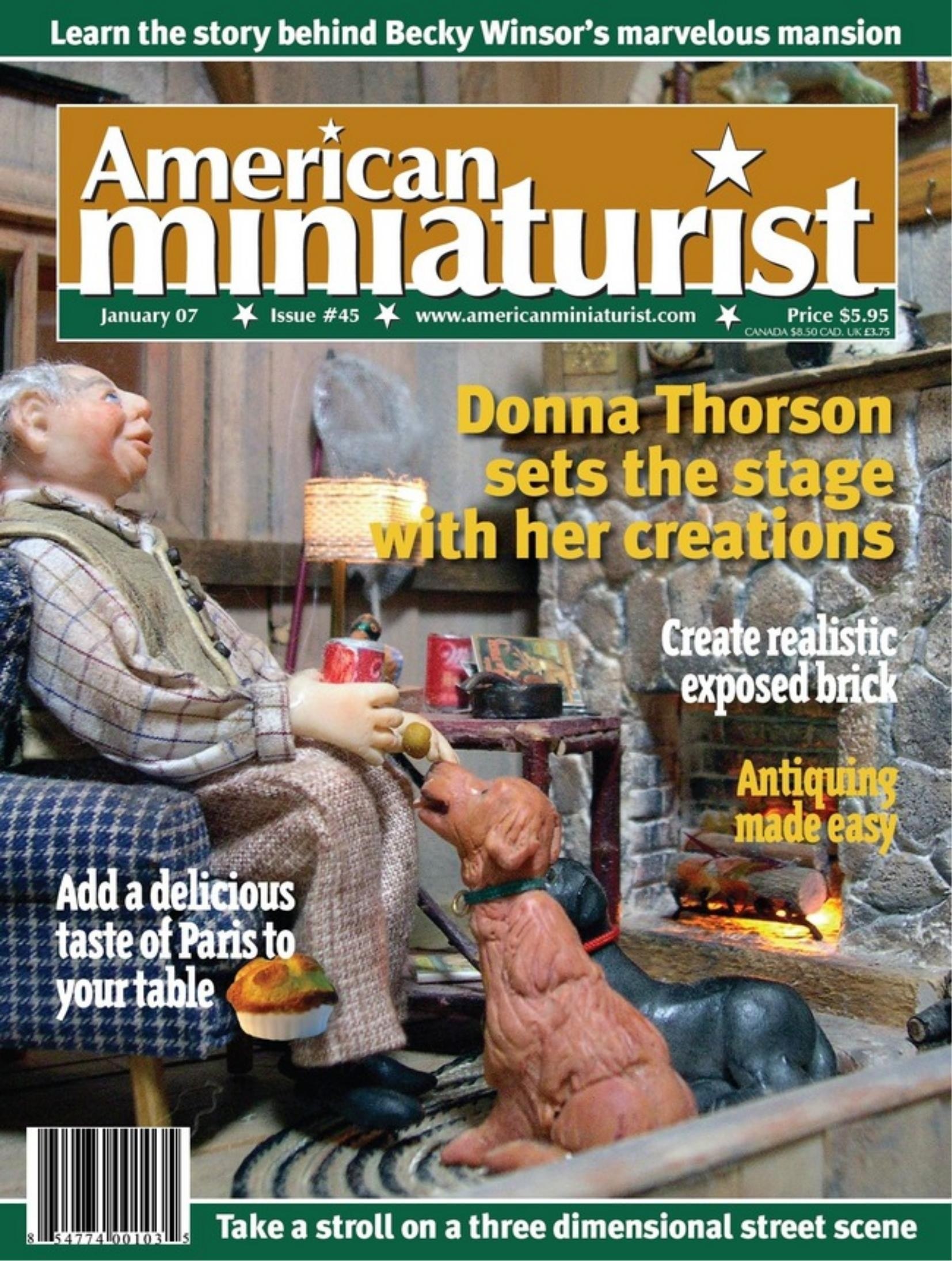 Portada ampliada de American Miniaturist