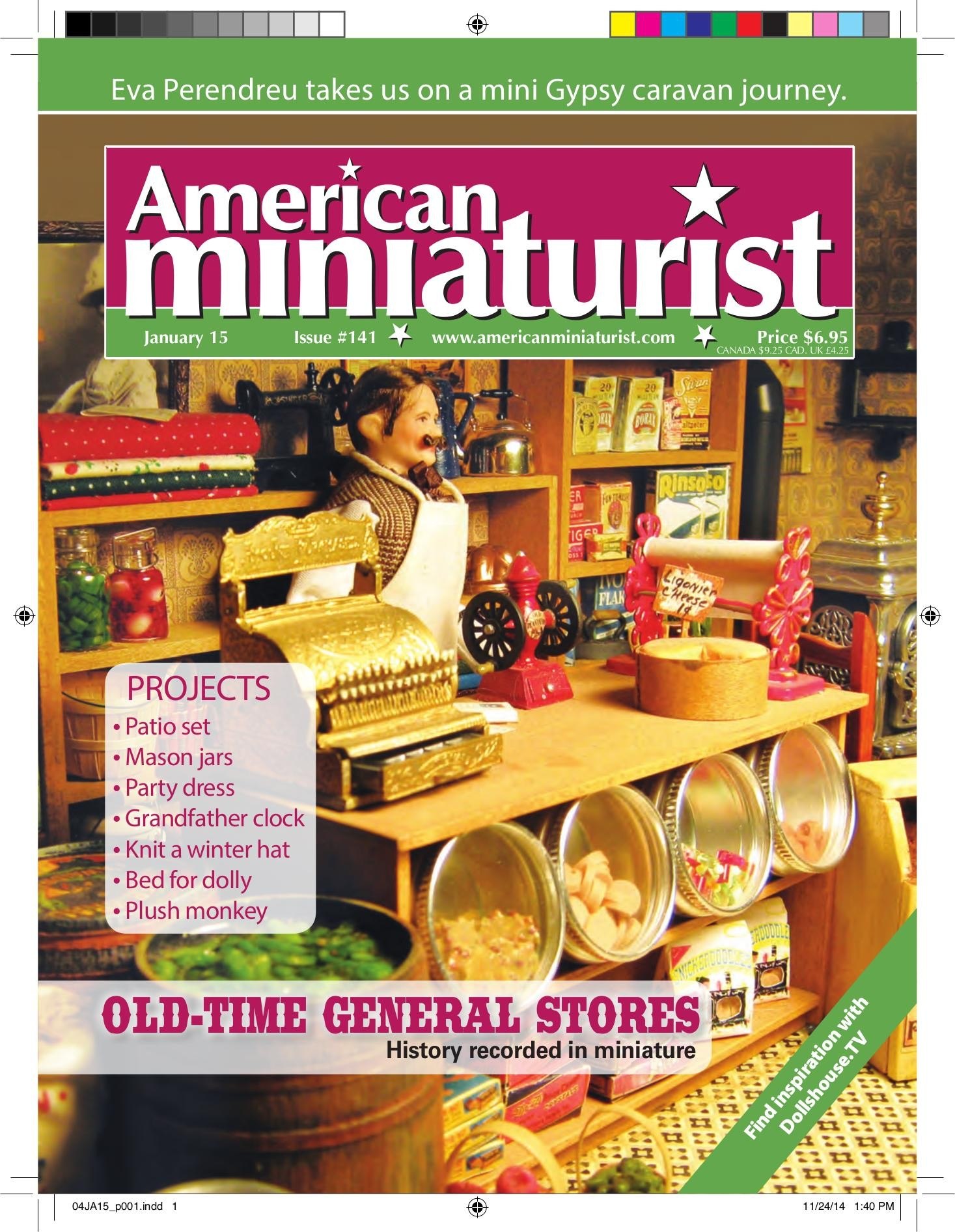 Portada ampliada de American Miniaturist