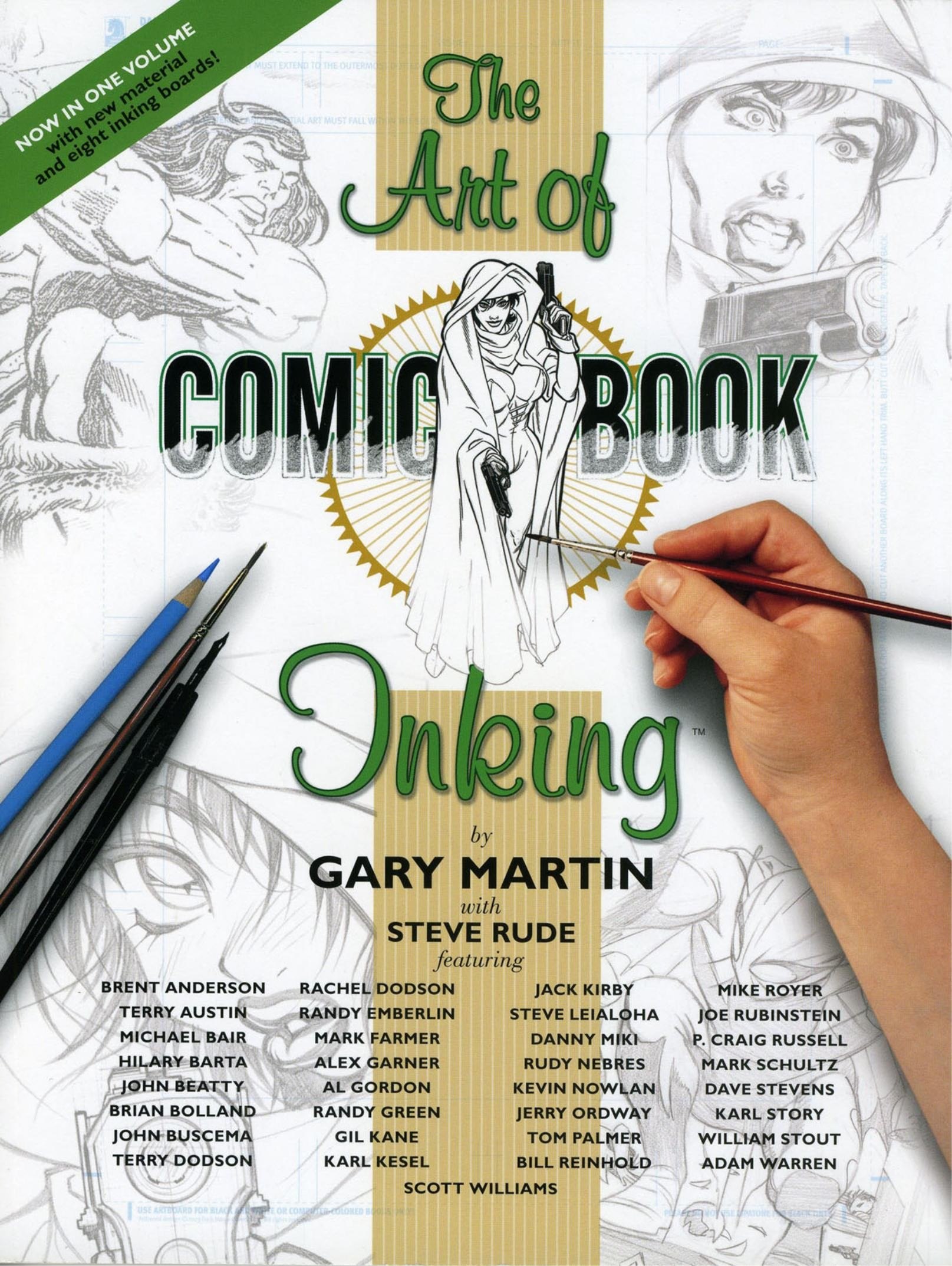 Portada ampliada de The Art of Comic Book Inking