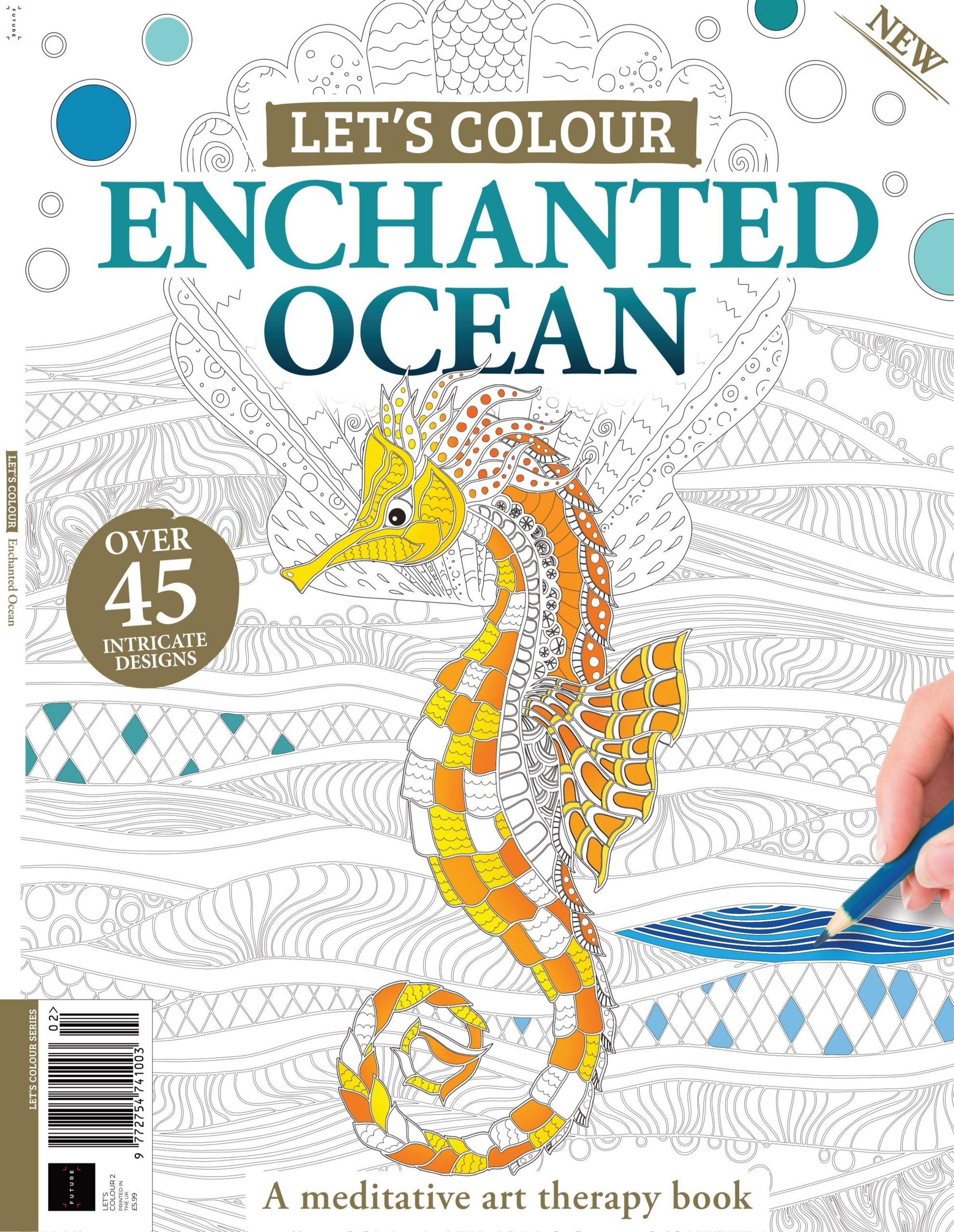 Portada ampliada de LET'S COLOUR ENCHANTED OCEAN