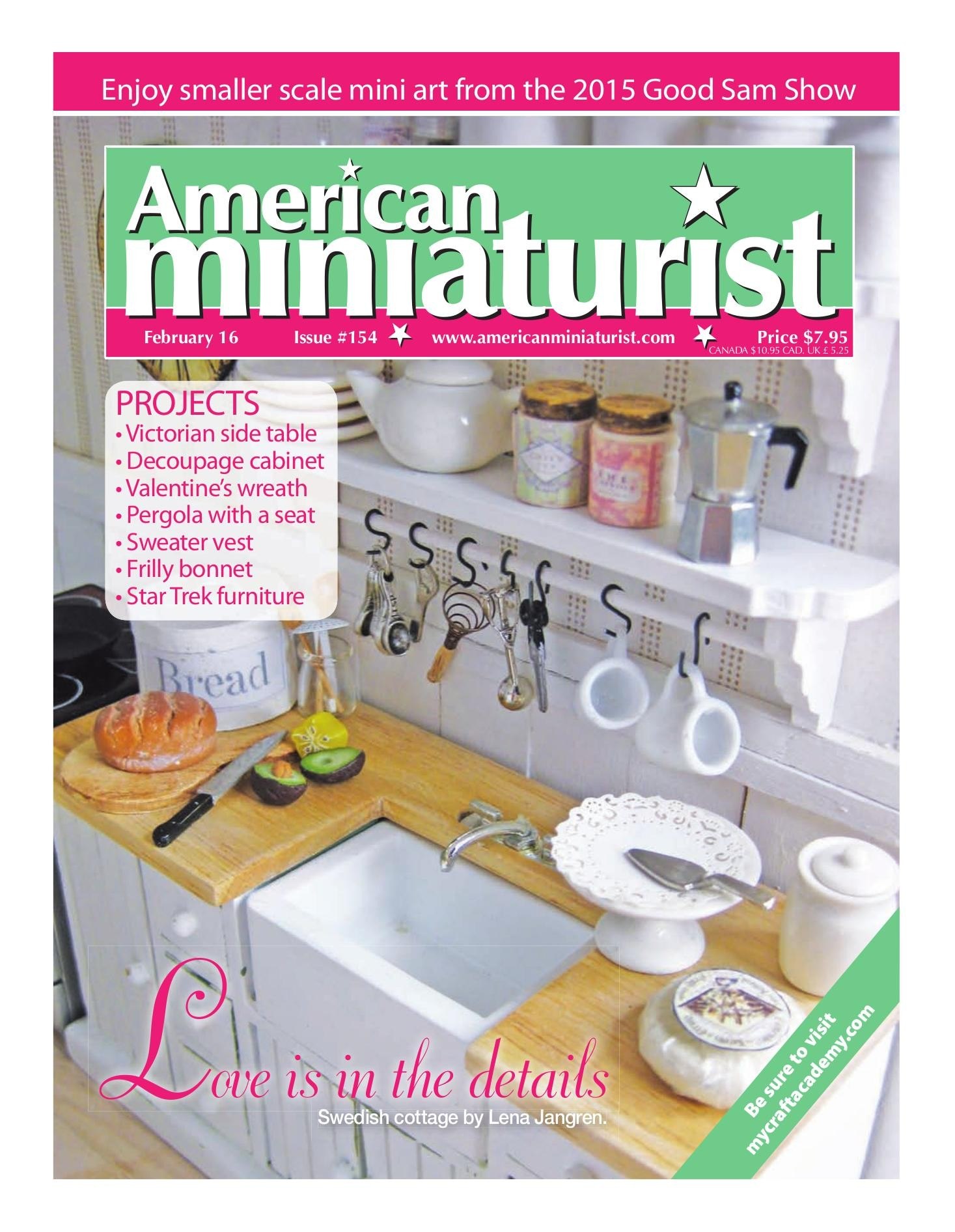 Portada ampliada de American miniaturist