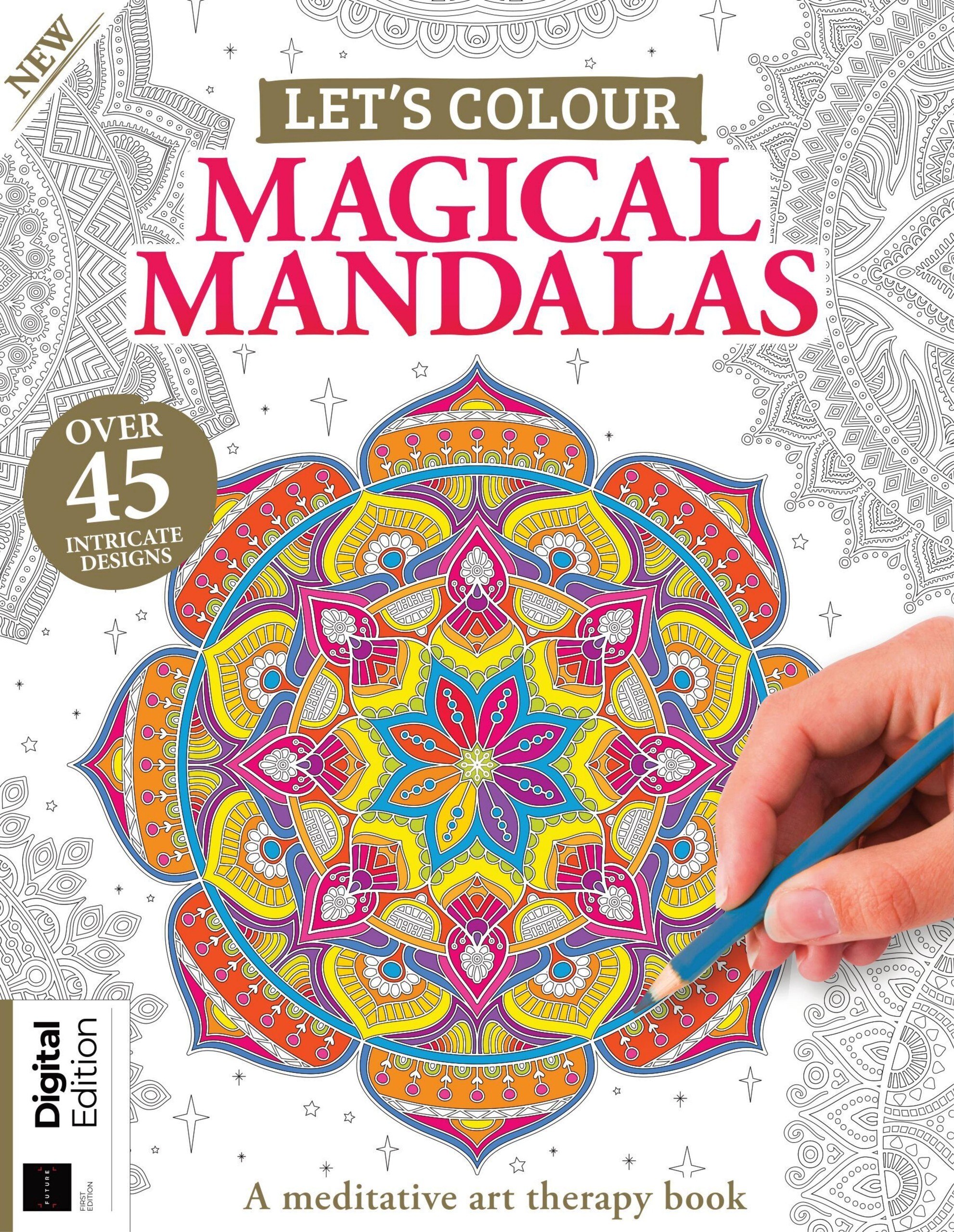Portada ampliada de LET'S COLOUR MAGICAL MANDALAS