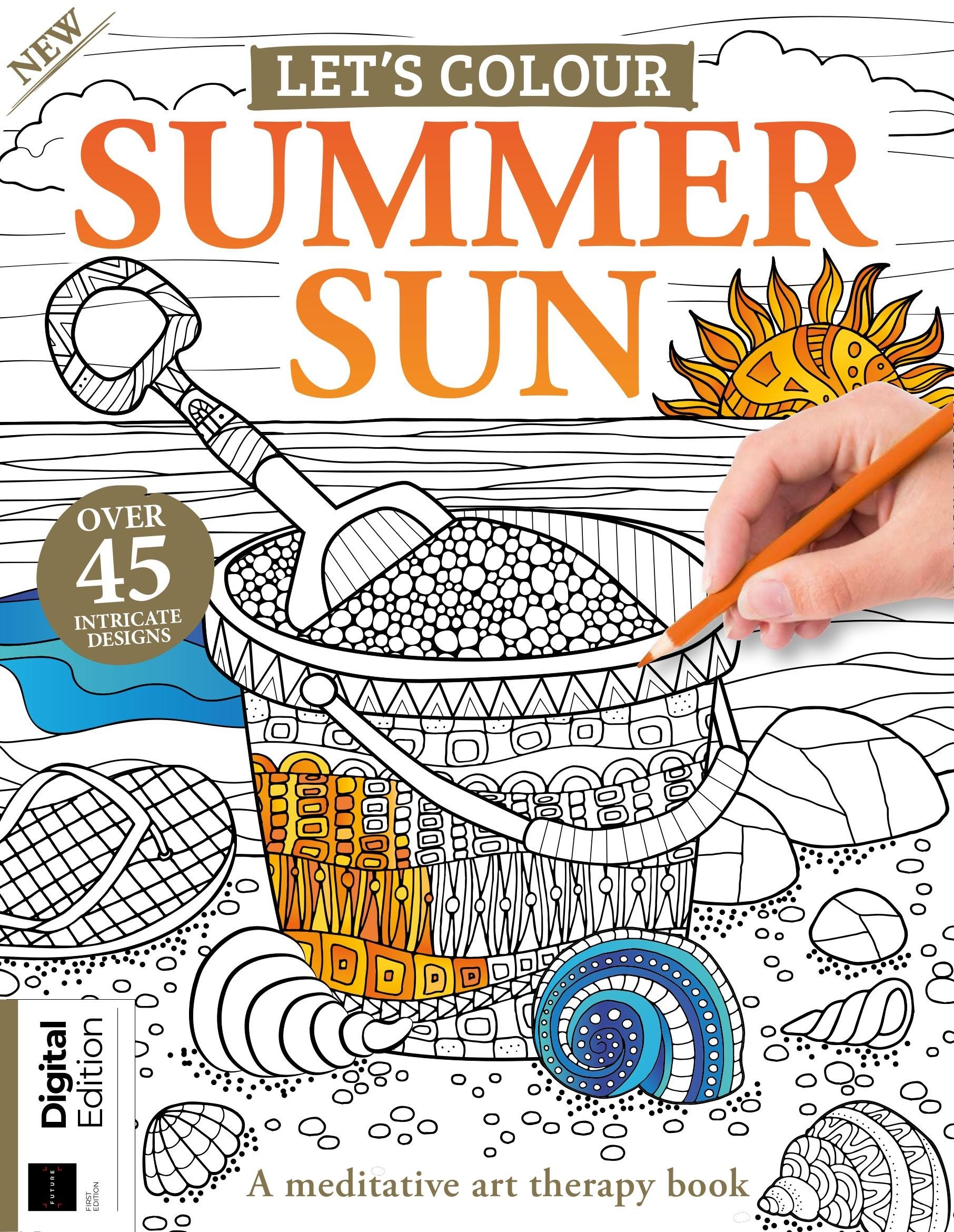 Portada ampliada de LET'S COLOUR SUMMER SUN