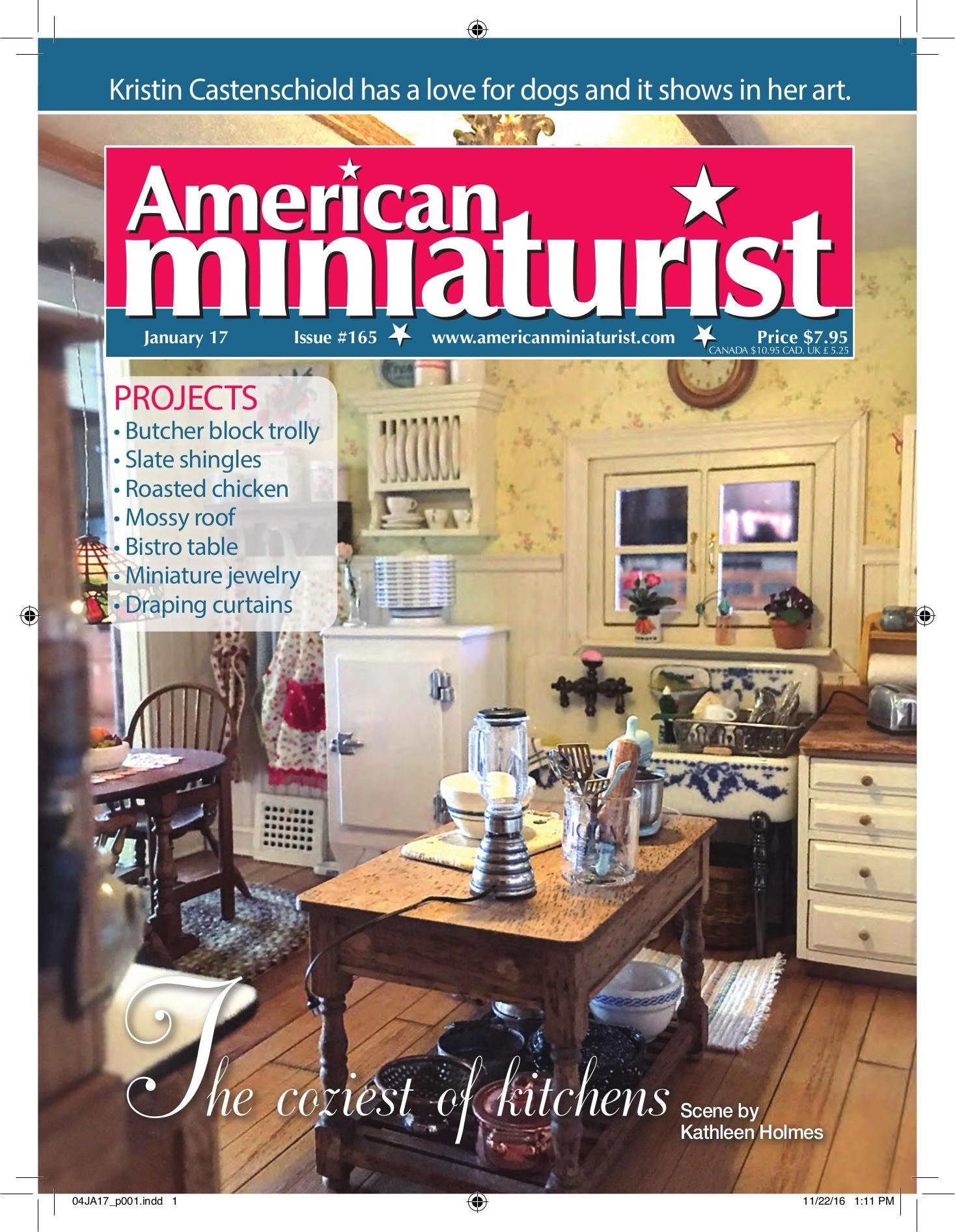 Portada ampliada de American Miniaturist