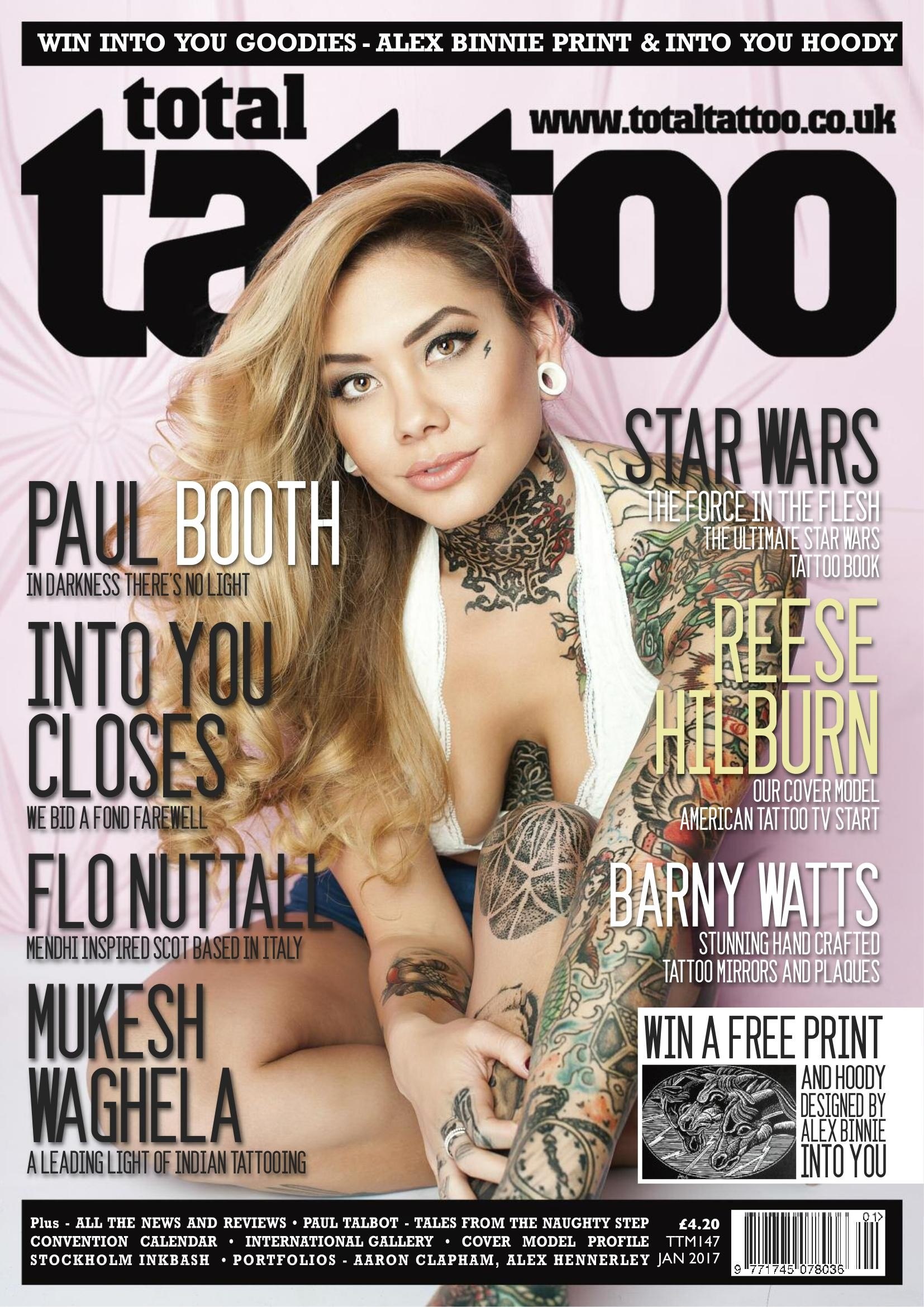 Portada ampliada de total tattoo