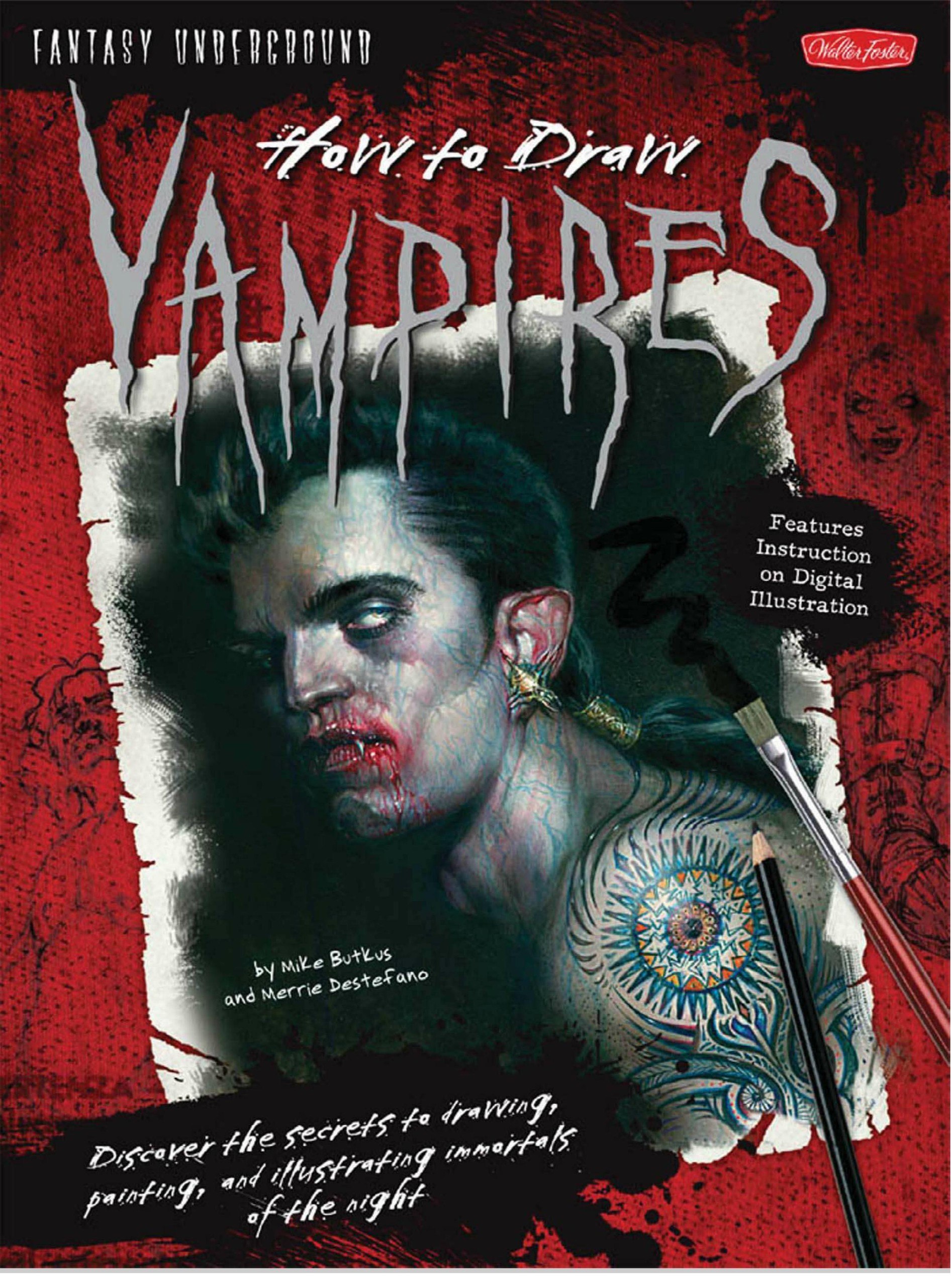 Portada ampliada de How to Draw VAMPIRES