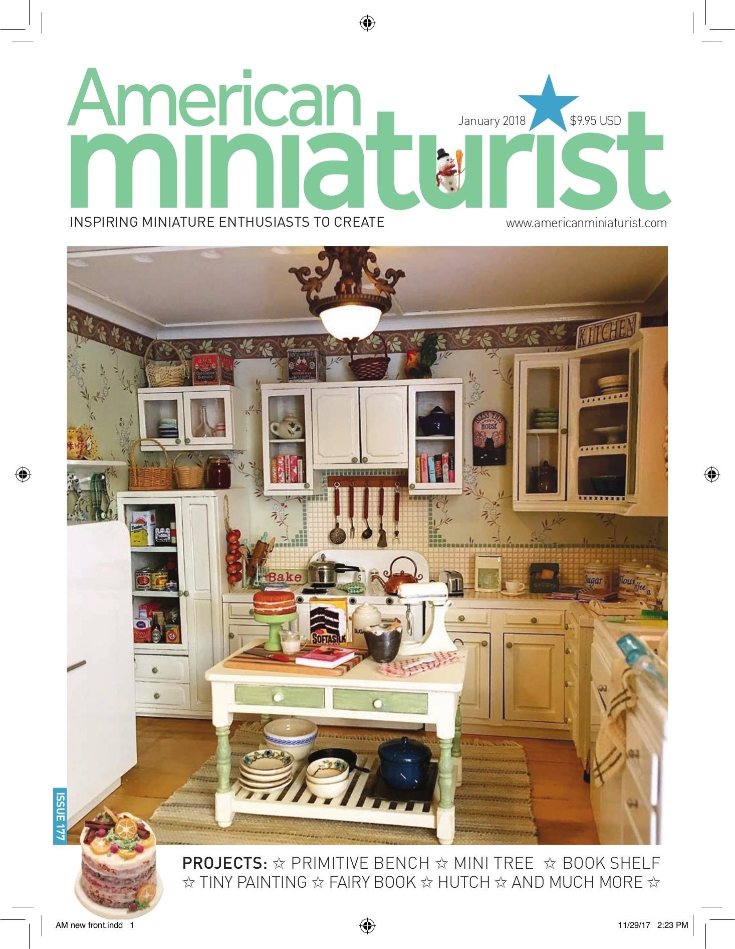 Portada ampliada de American Miniaturist