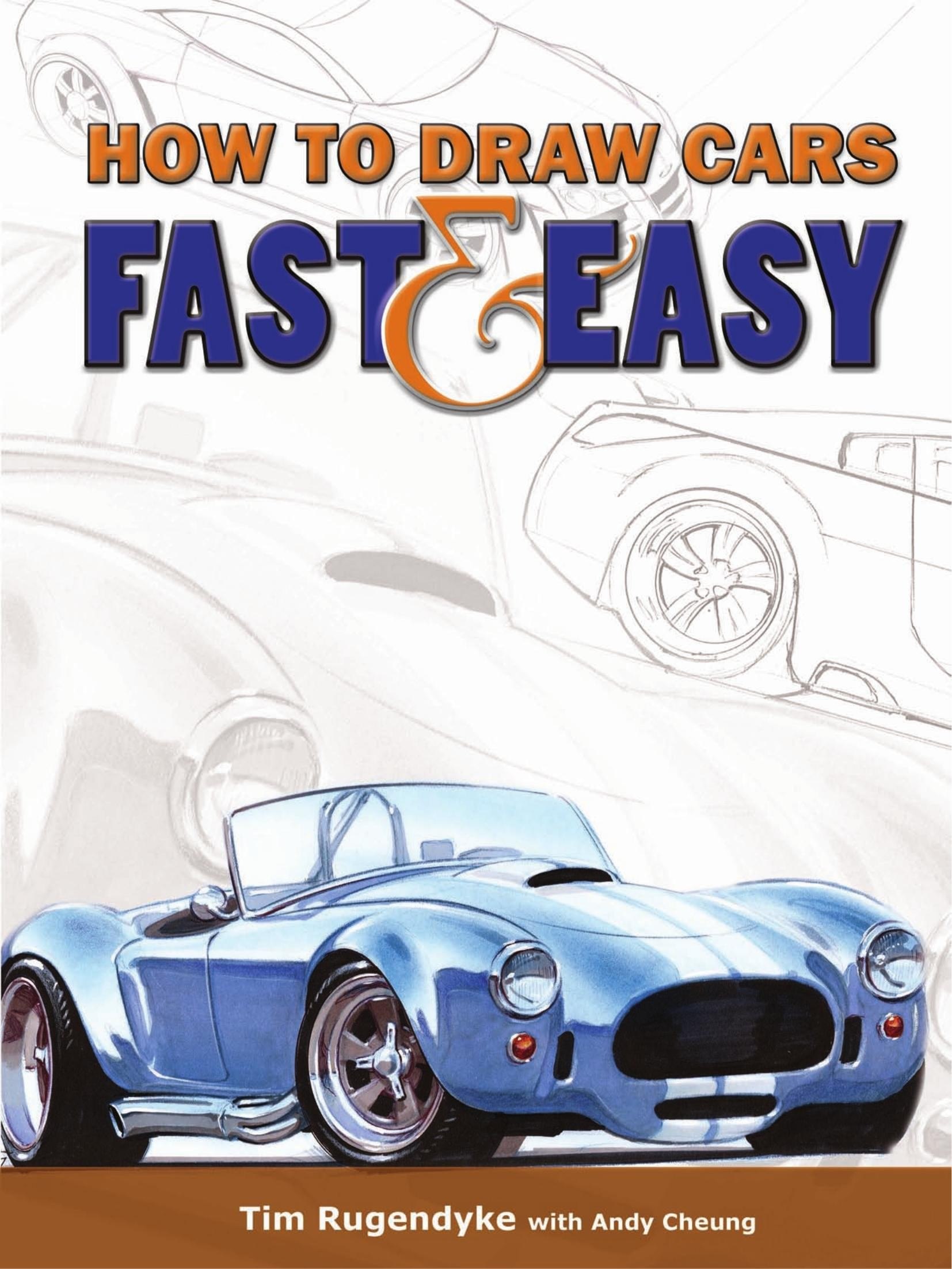 Portada ampliada de HOW TO DRAW CARS FAST & EASY