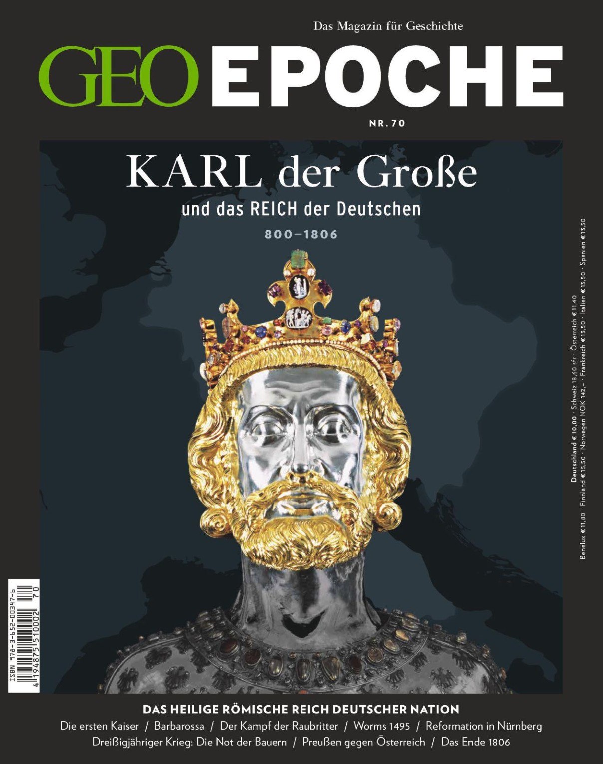 Portada ampliada de KARL der Große und das REICH der Deutschen 800–1806