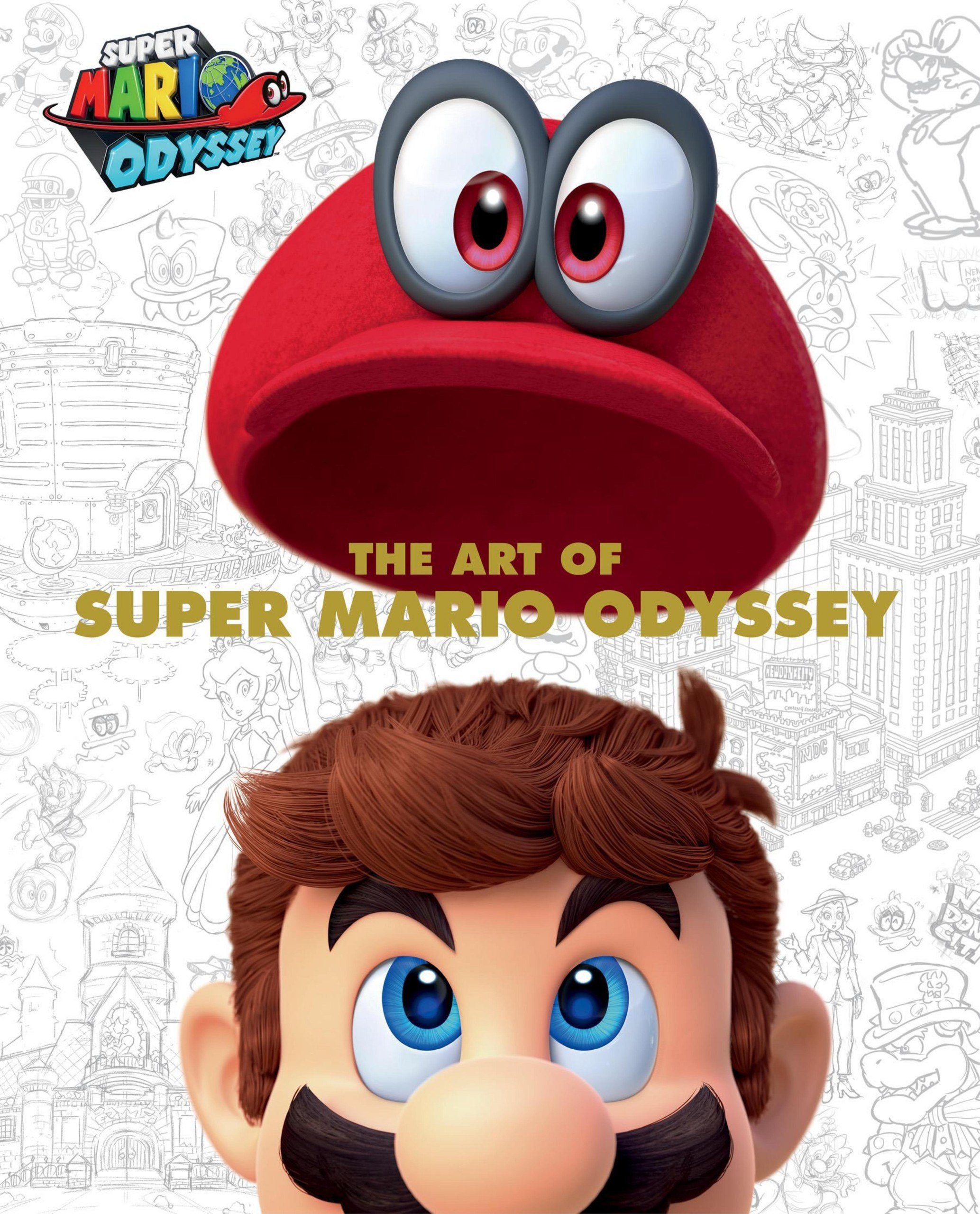 Portada ampliada de THE ART OF SUPER MARIO ODYSSEY
