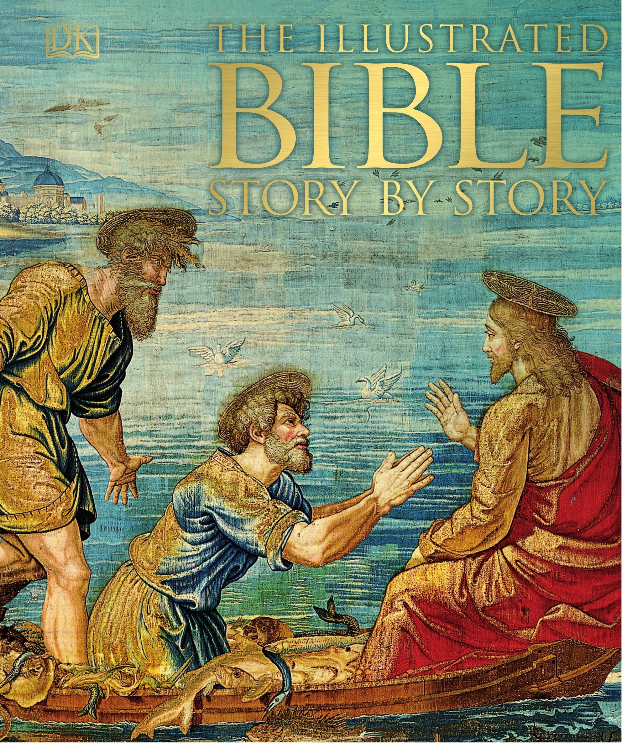 Portada ampliada de THE ILLUSTRATED BIBLE STORY BY STORY