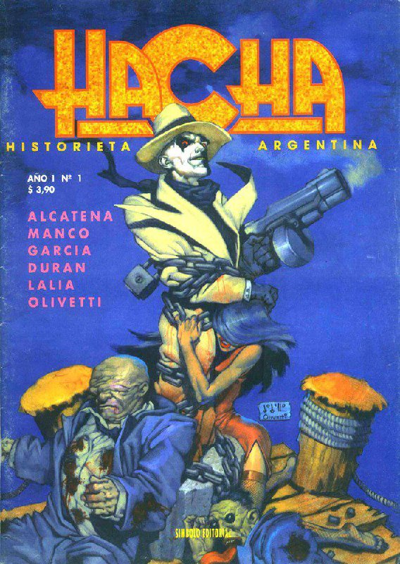Portada ampliada de Hacha