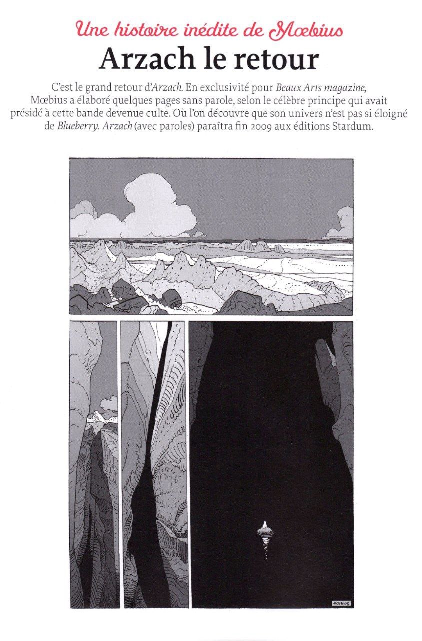 Portada ampliada de Arzach le retour