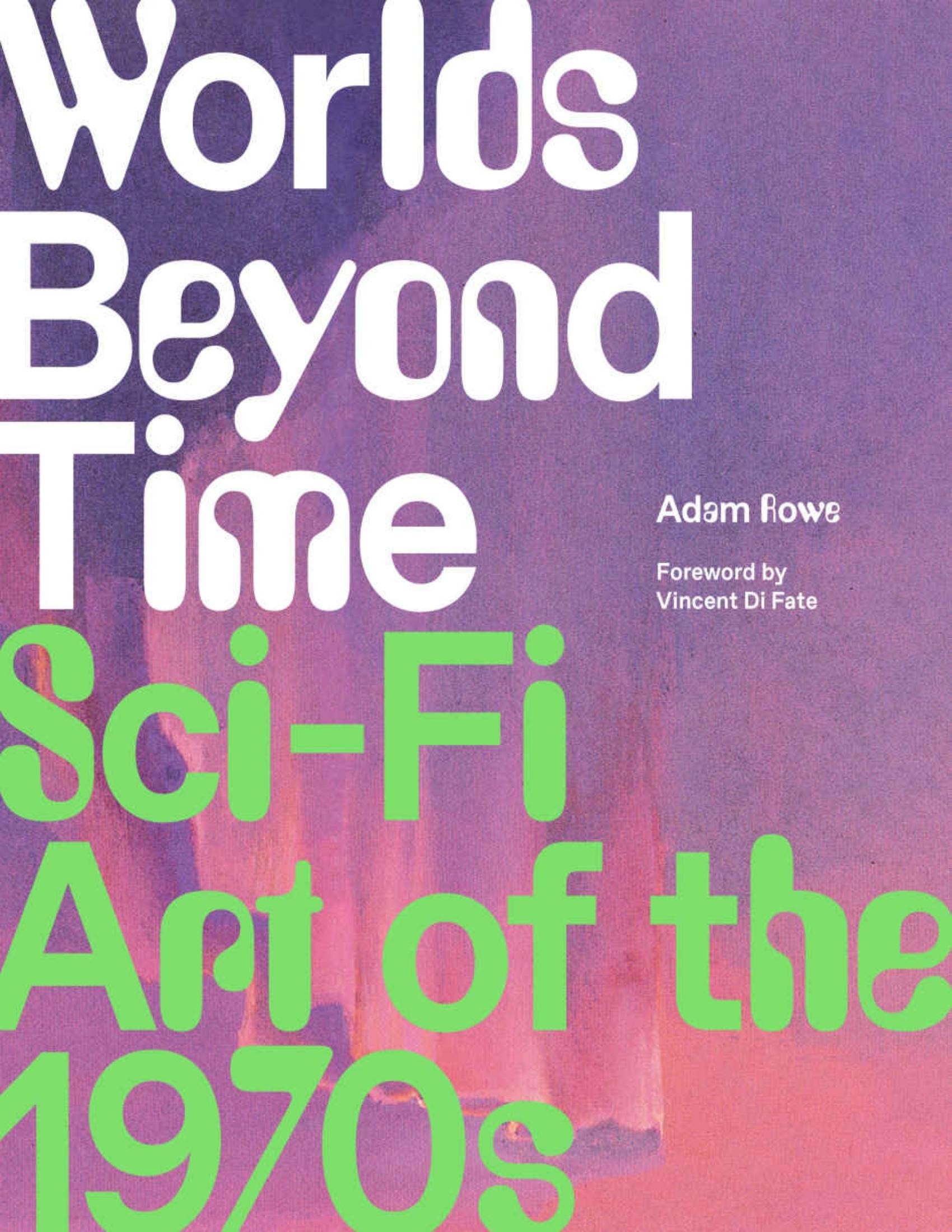 Portada ampliada de Worlds Beyond Time Sci-Fi Art of the 1970s