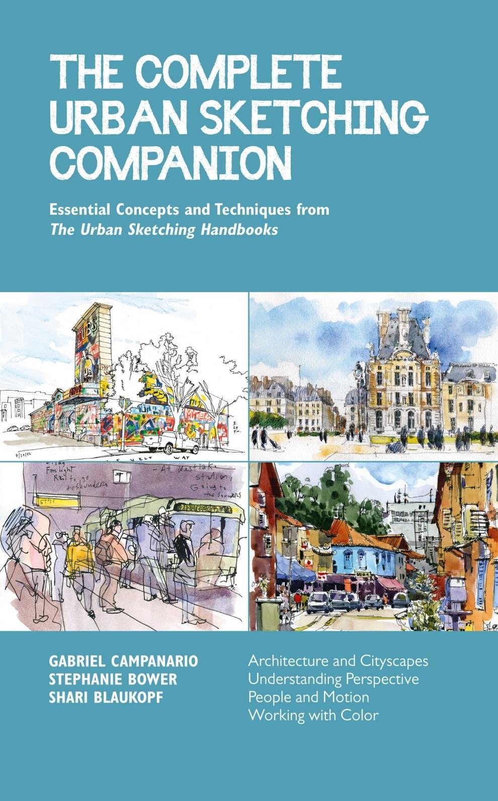 Portada ampliada de THE COMPLETE URBAN SKETCHING COMPANION