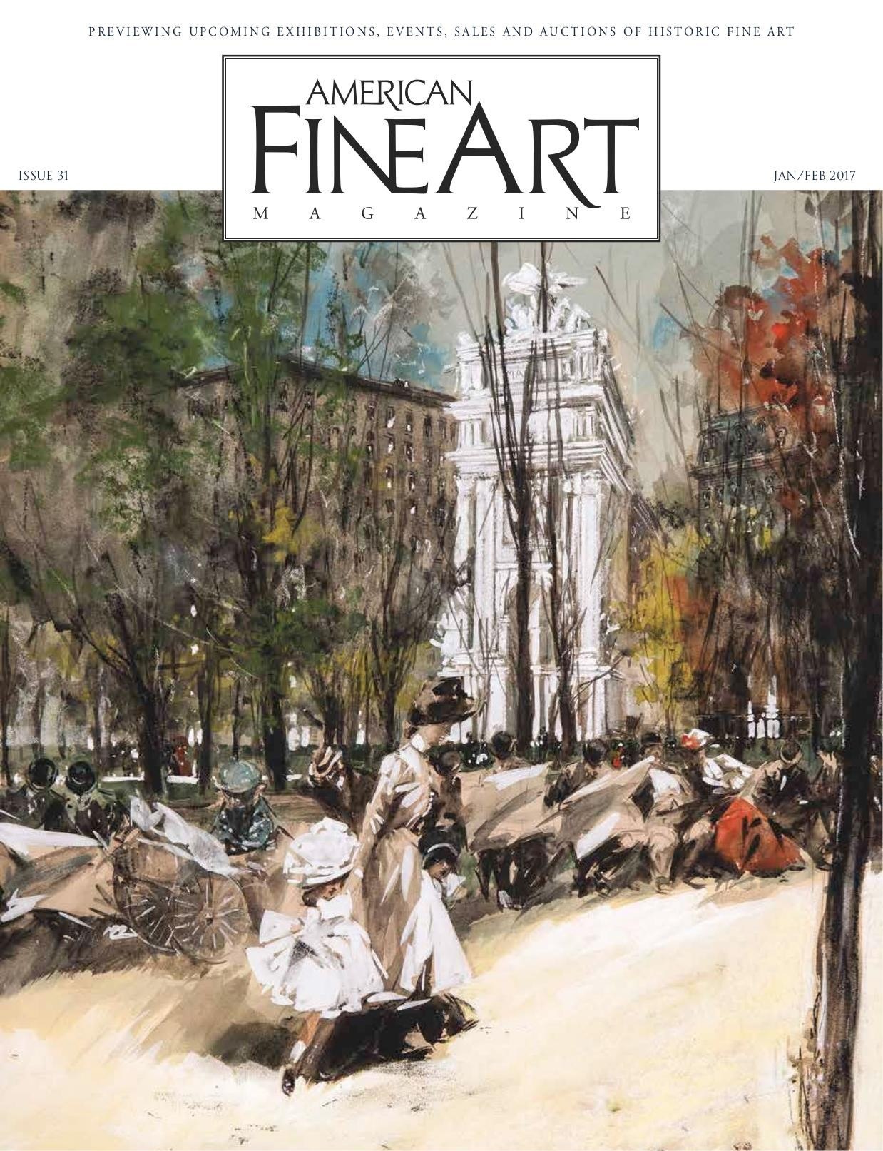 Portada ampliada de AMERICAN FINE ART MAGAZINE
