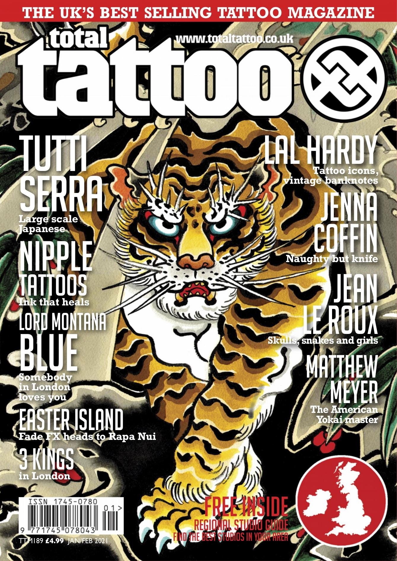 Portada ampliada de total tattoo