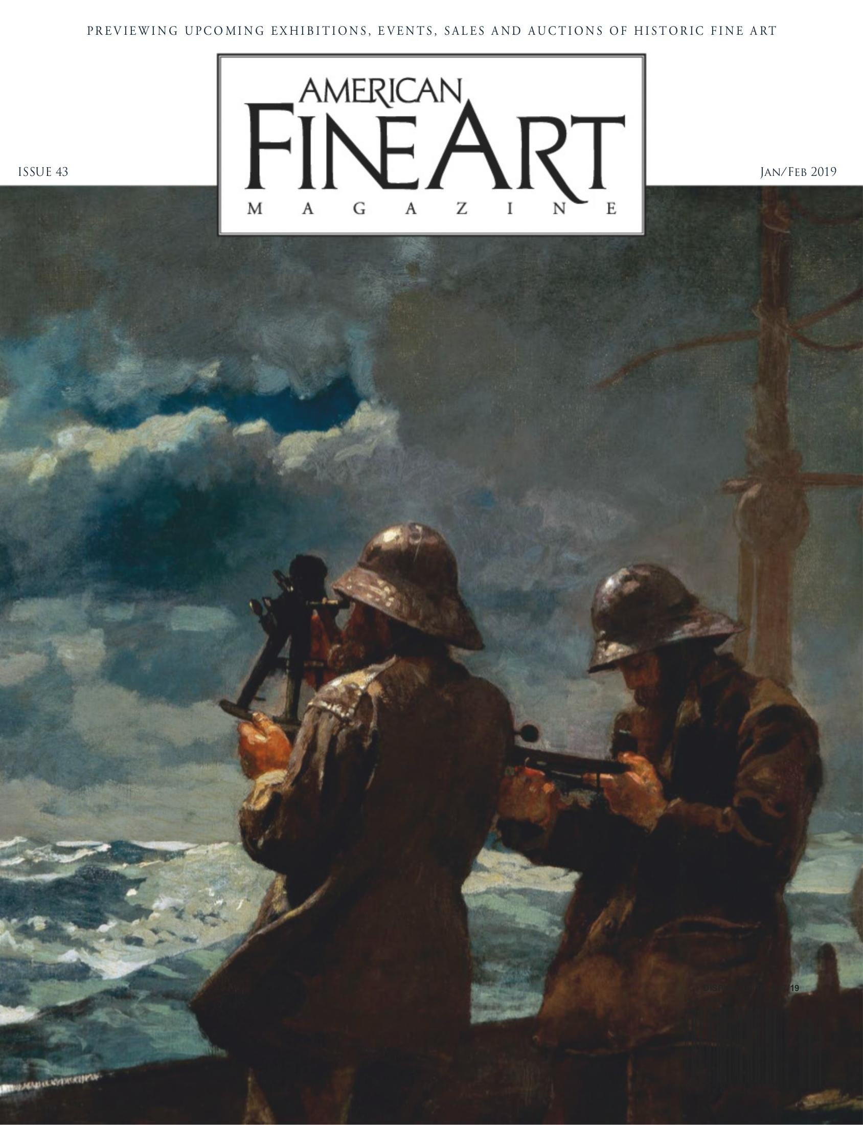 Portada ampliada de AMERICAN FINE ART MAGAZINE